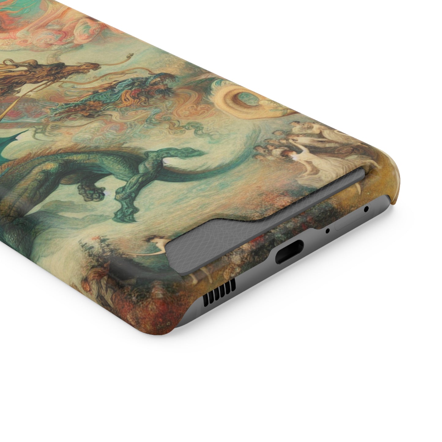 Degas Dreams of Dragons Phone Case with Card Holder - GALAXY