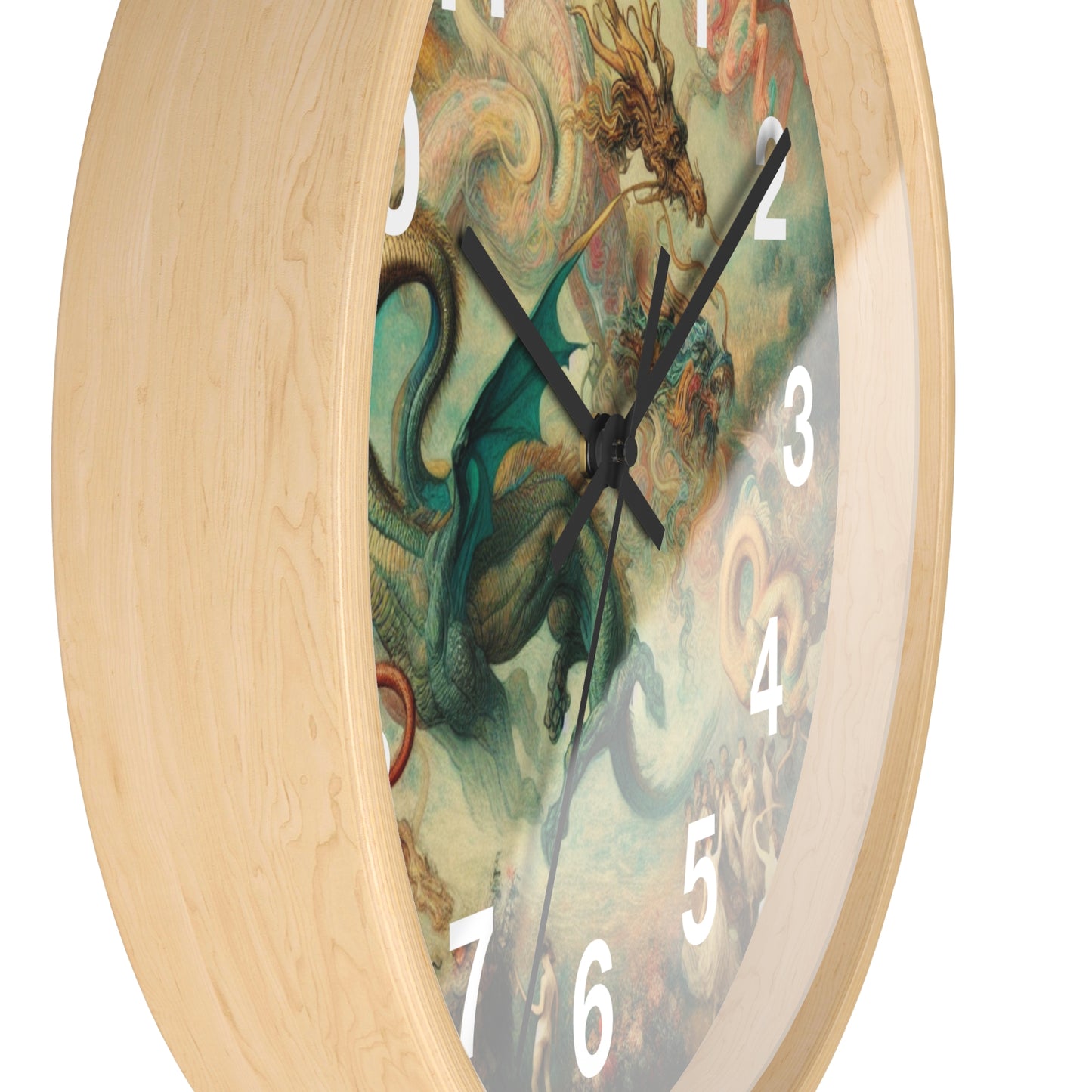 Degas Dreams of Dragons Wall Clock