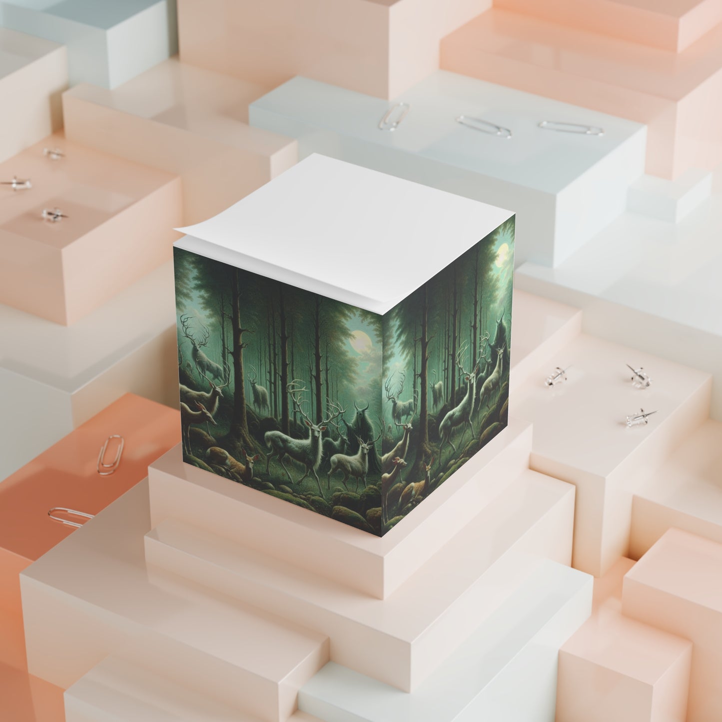 Wendigo Shepherd Post It Note Cube