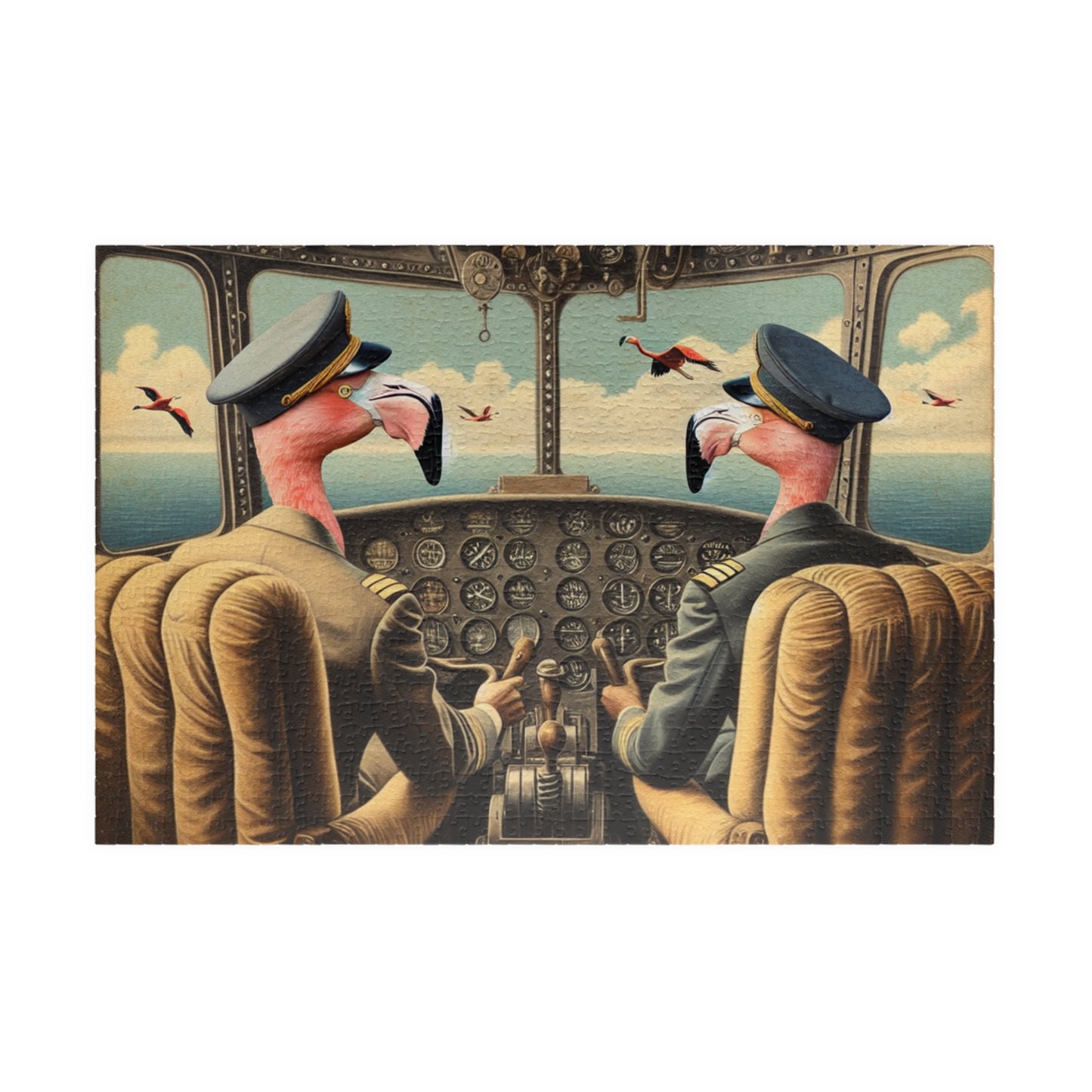 Flamingo Flight Deck Puzzle (110, 252, 520, 1014-piece)