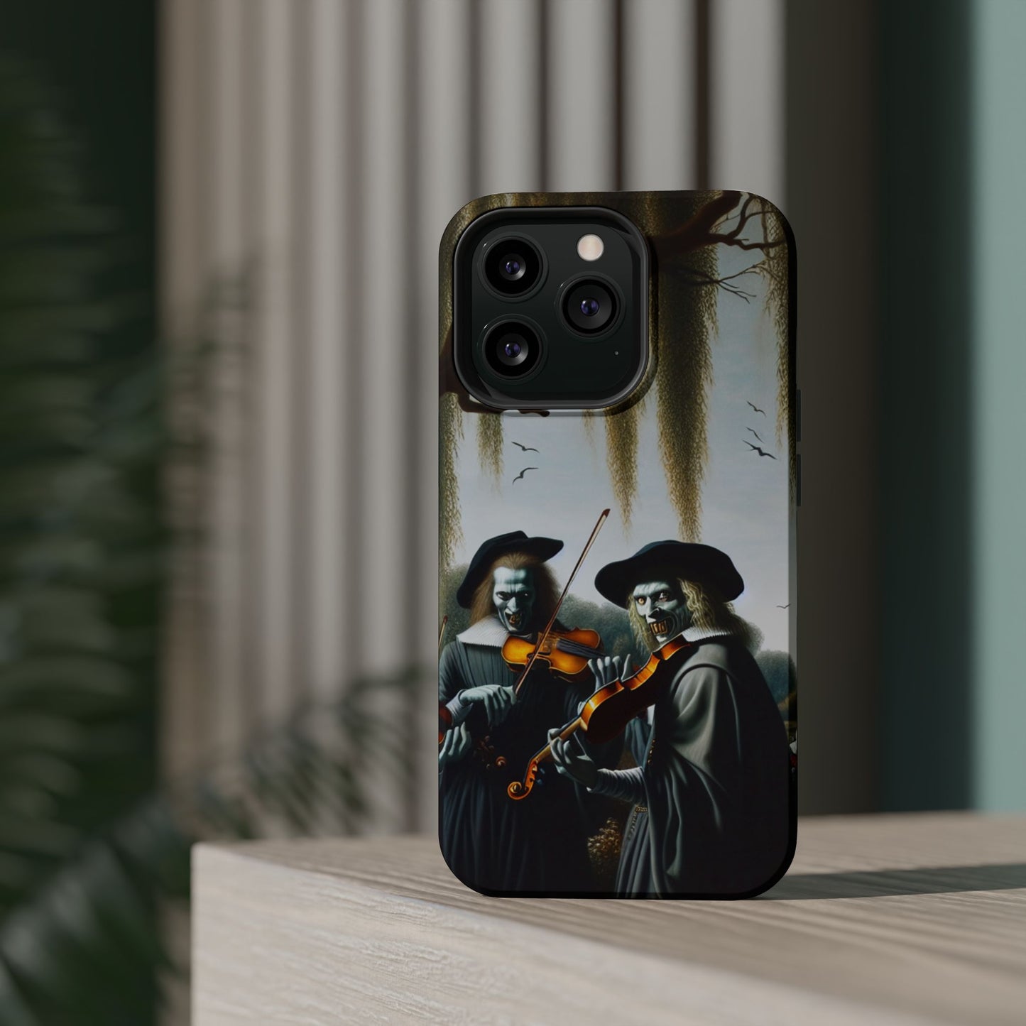 Vermeer's Vampire Violinists Magnetic iPhone Case