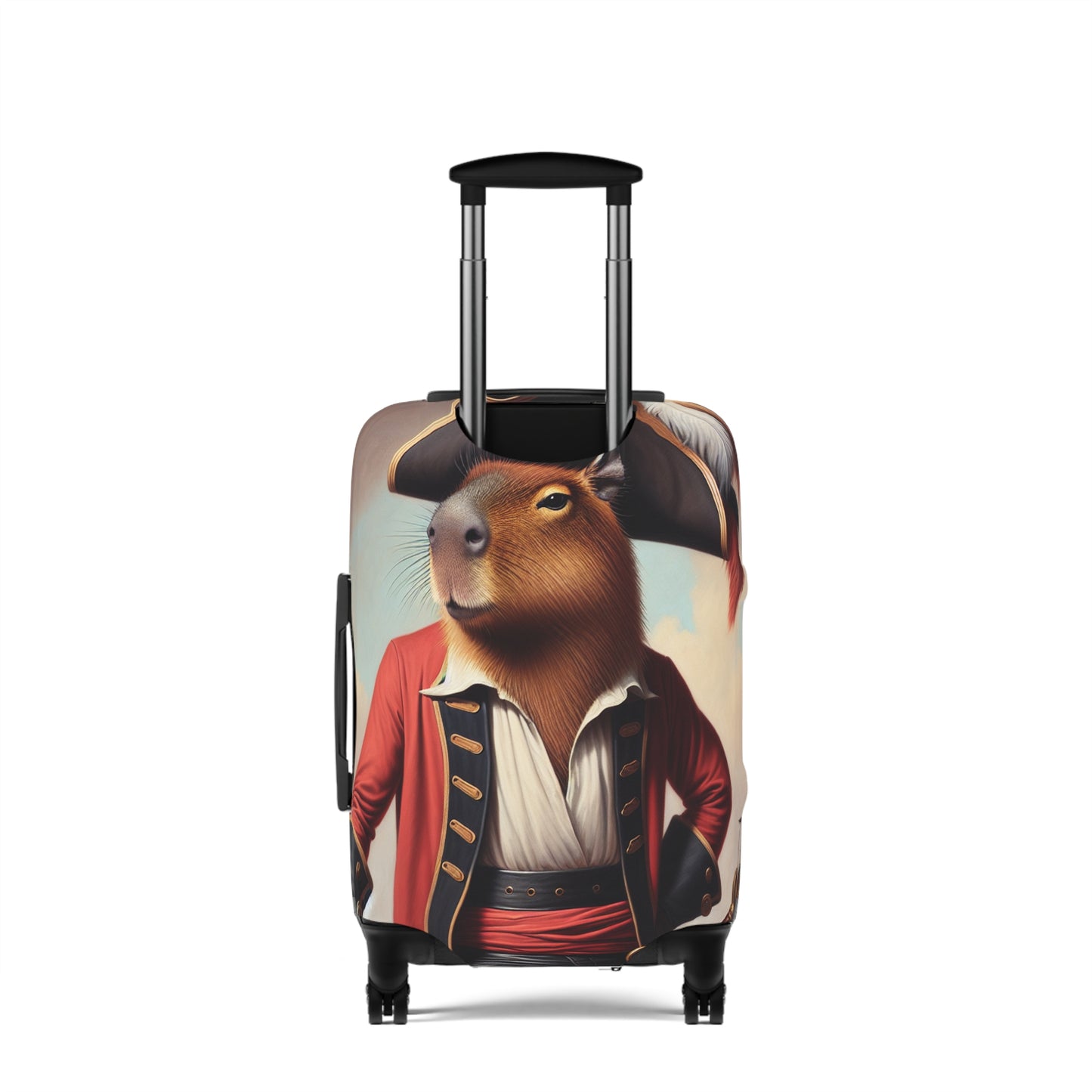 Captain Capybara Luggage Cover
