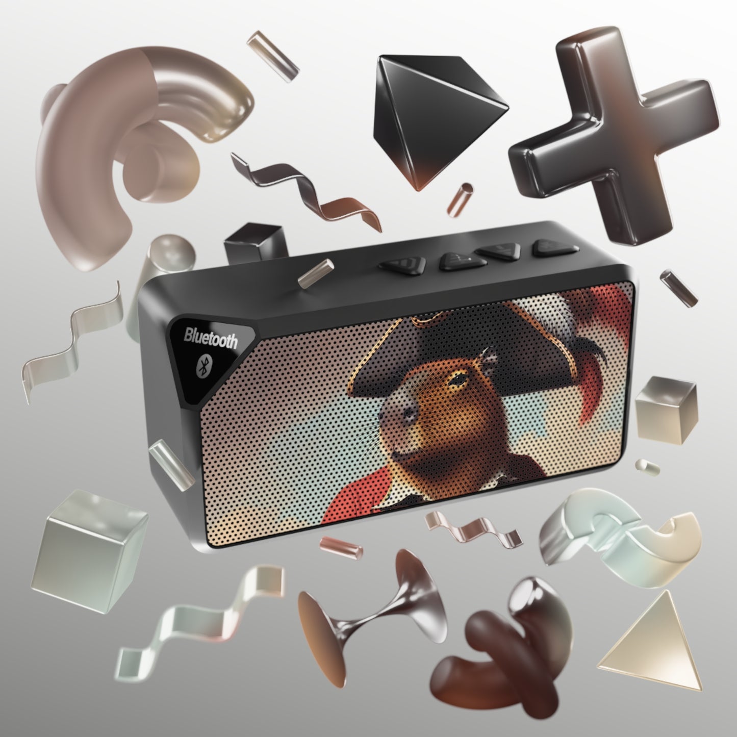 Captain Capybara Bluetooth Speaker