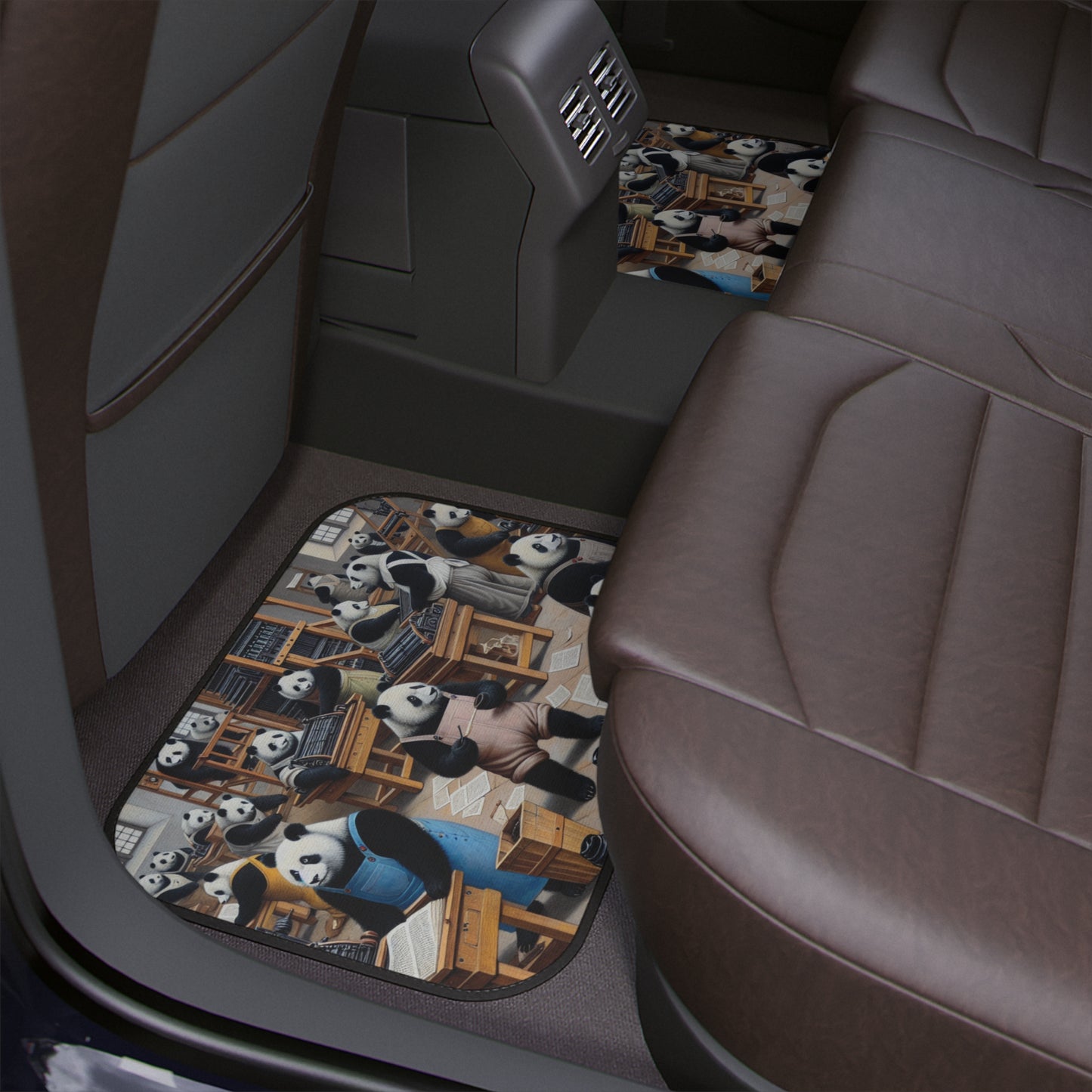Printing Pandamonium Car Floor Mat