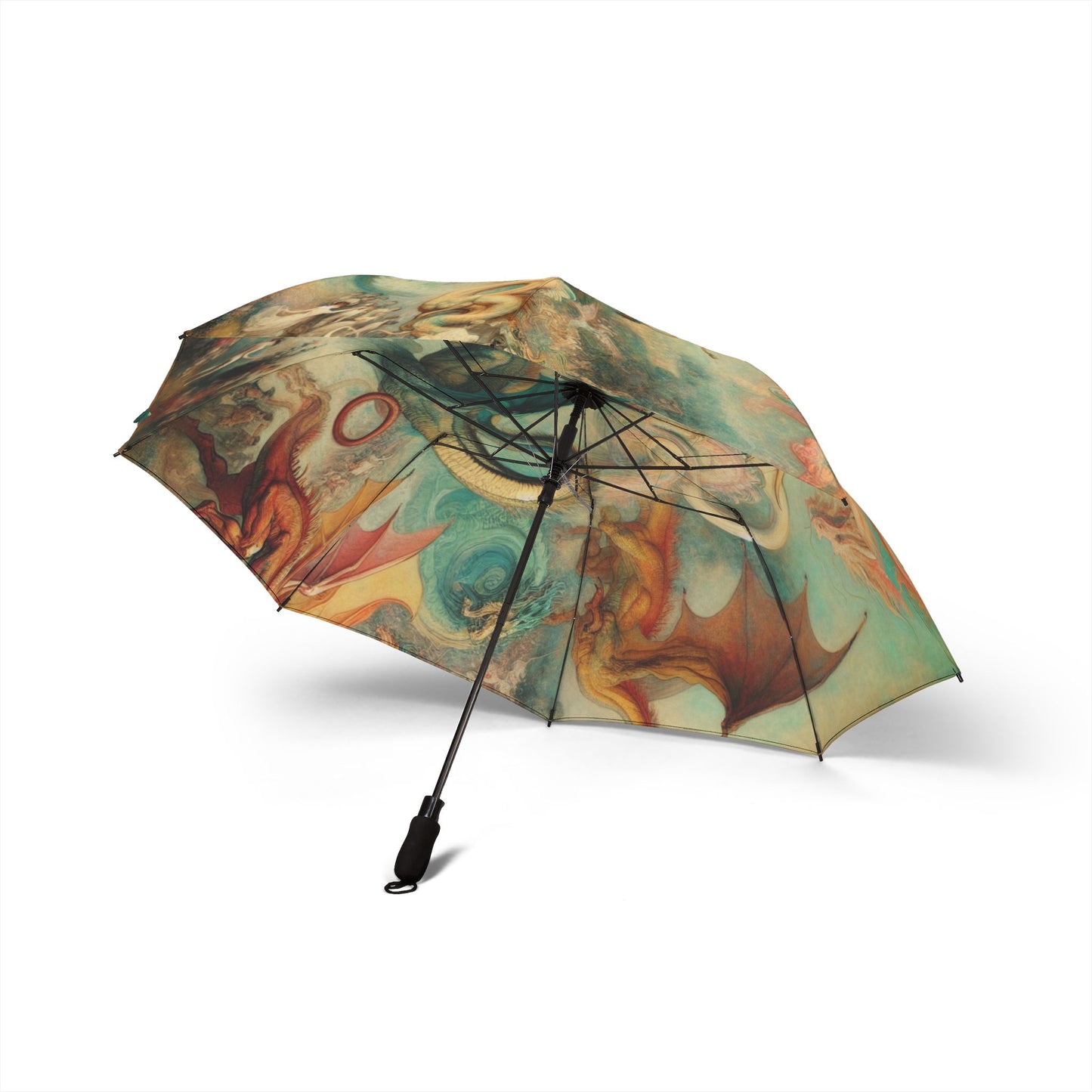 Degas Dreams of Dragons Semi-Automatic Foldable Umbrella