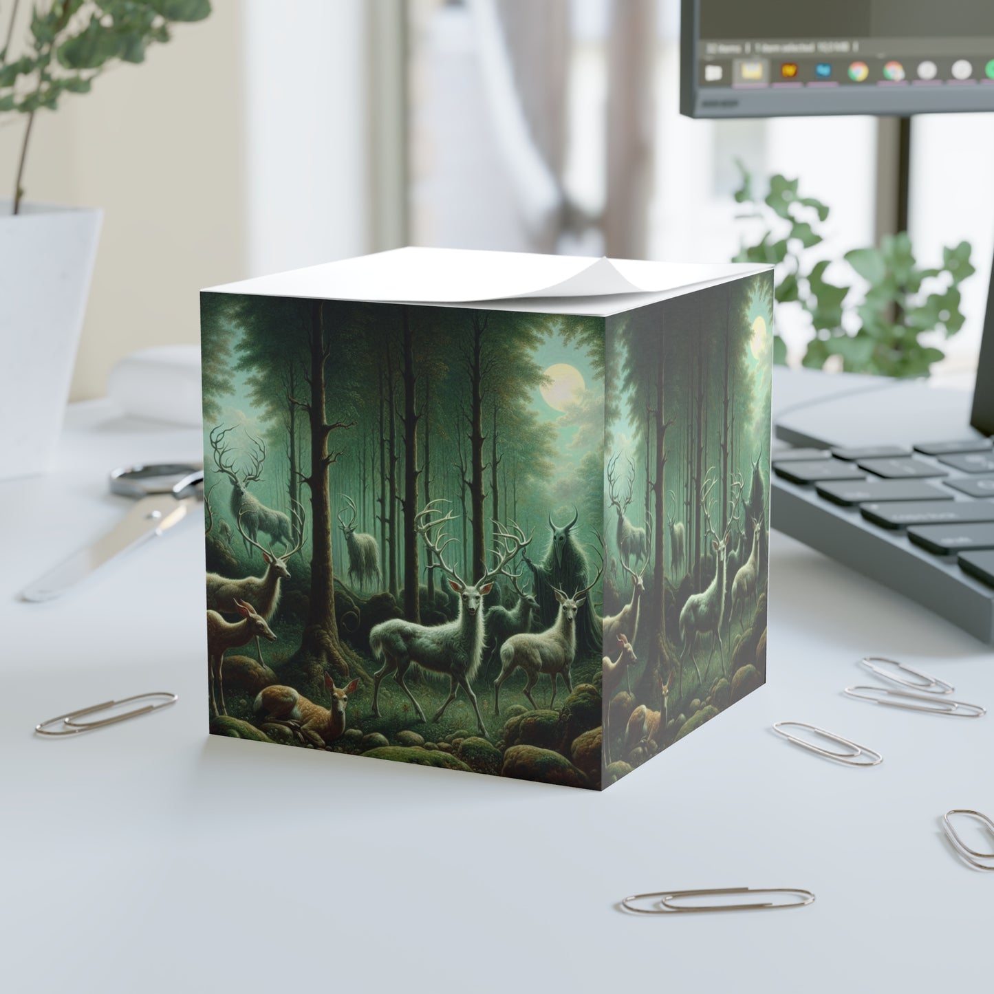 Wendigo Shepherd Post It Note Cube