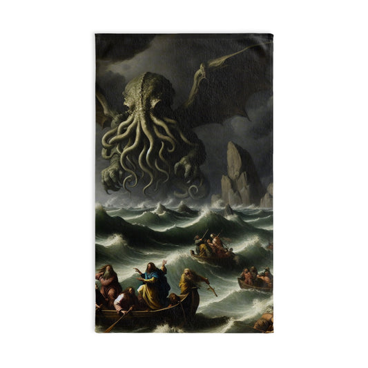 Cthulhu in the Storm Hand Towel
