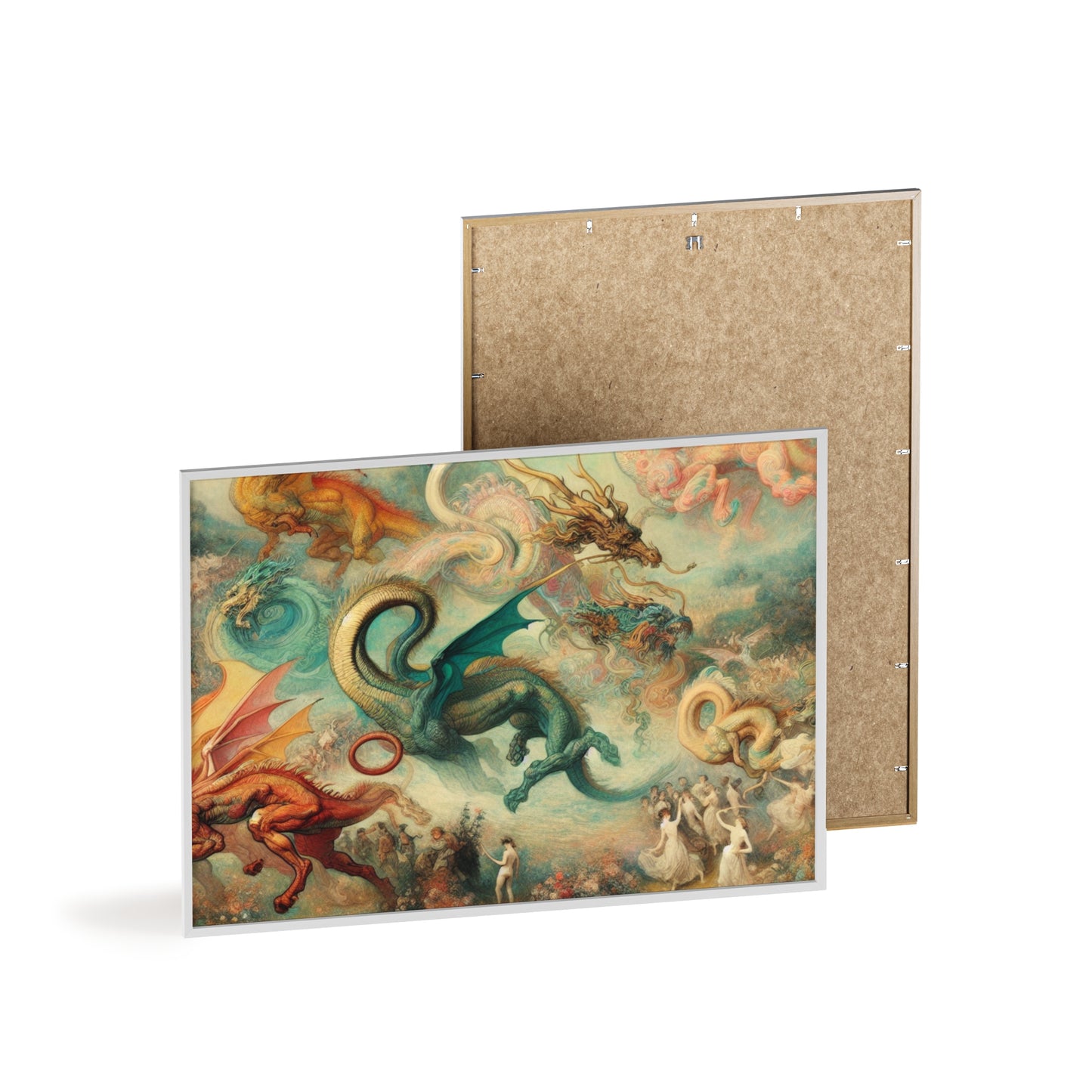 Framed Degas Dreams of Dragons Poster