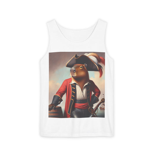 Captain Capybara Unisex Tank Top