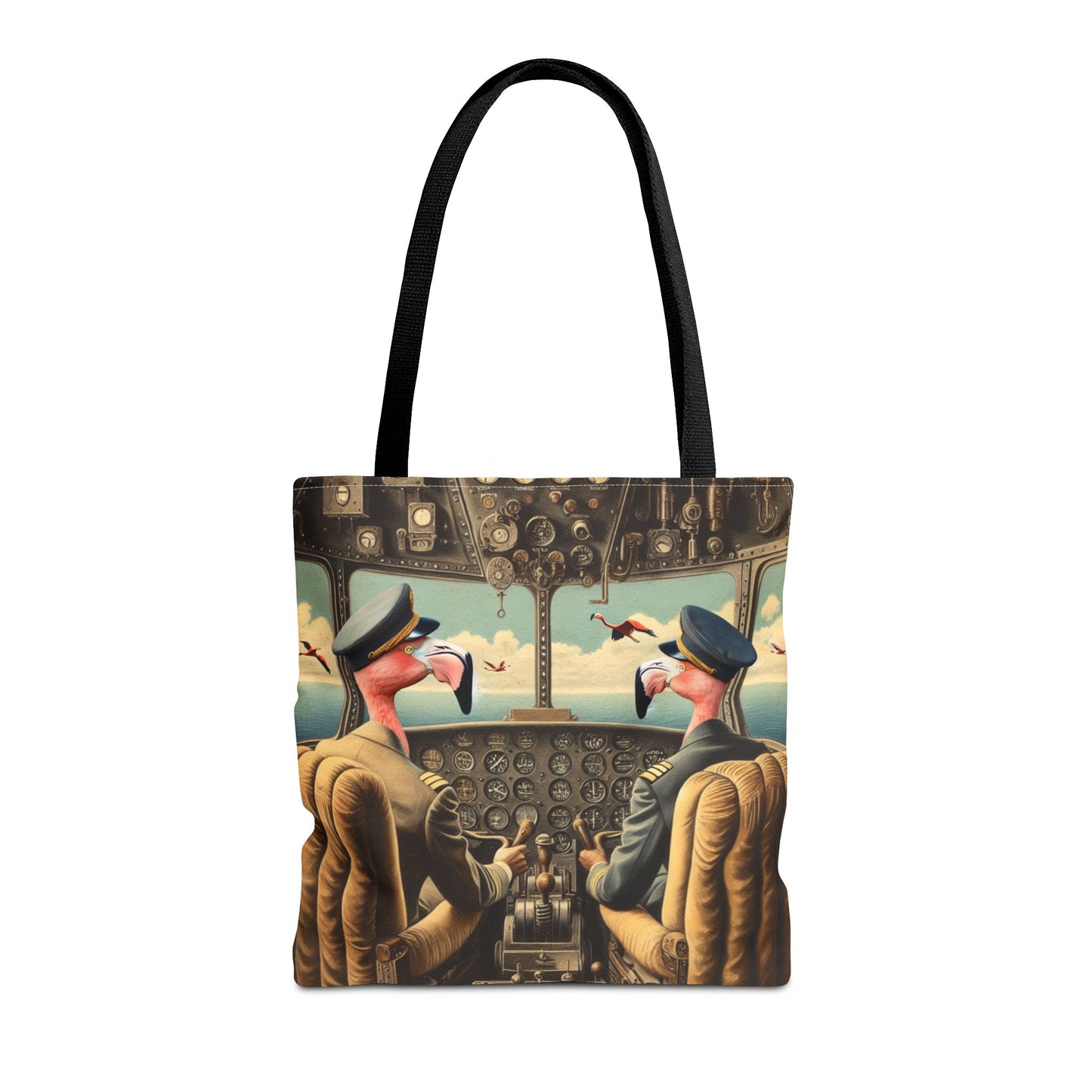 Flamingo Flight Deck Tote Bag