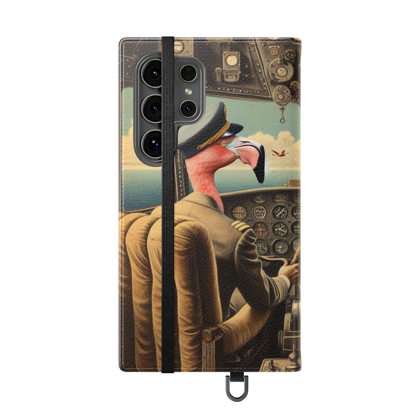 Flamingo Flight Deck Flip Case - iPhone/Galaxy