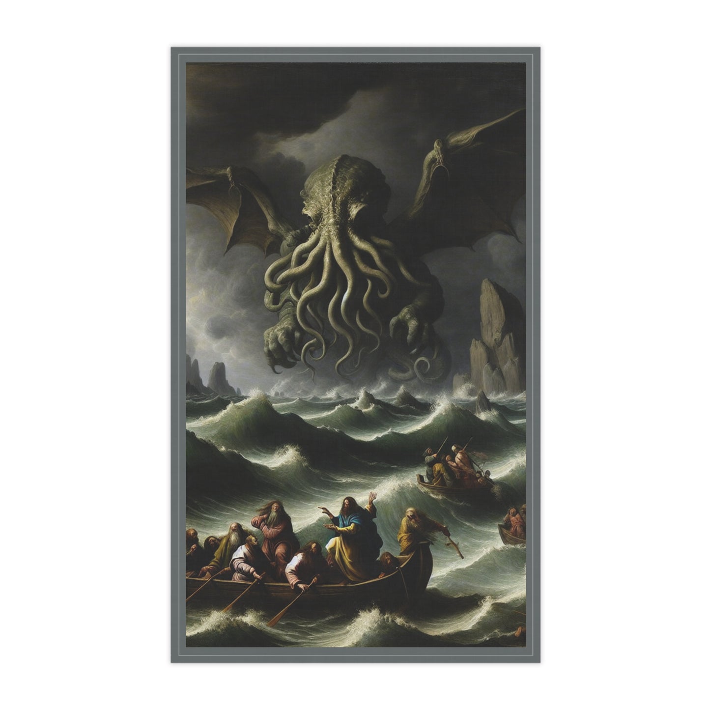 Cthulhu in the Storm Tea Towels