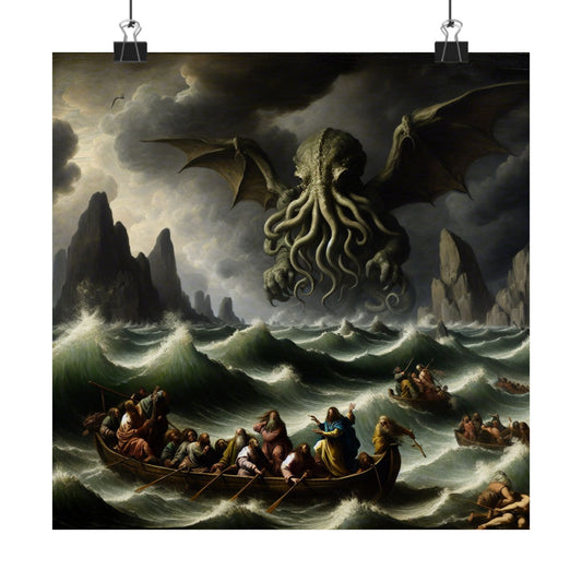 Cthulhu in the Storm Poster
