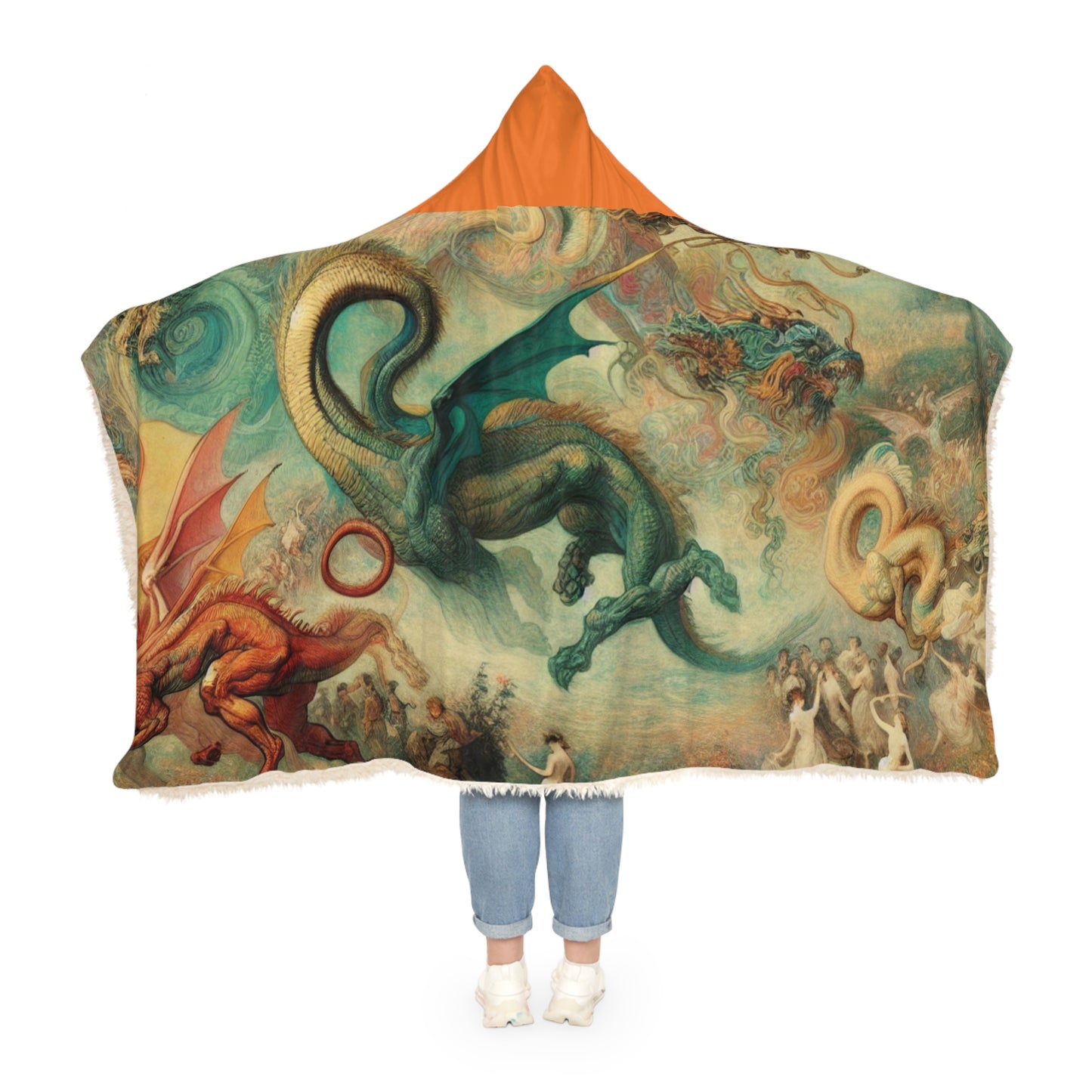 Degas Dreams of Dragons Snuggle Blanket