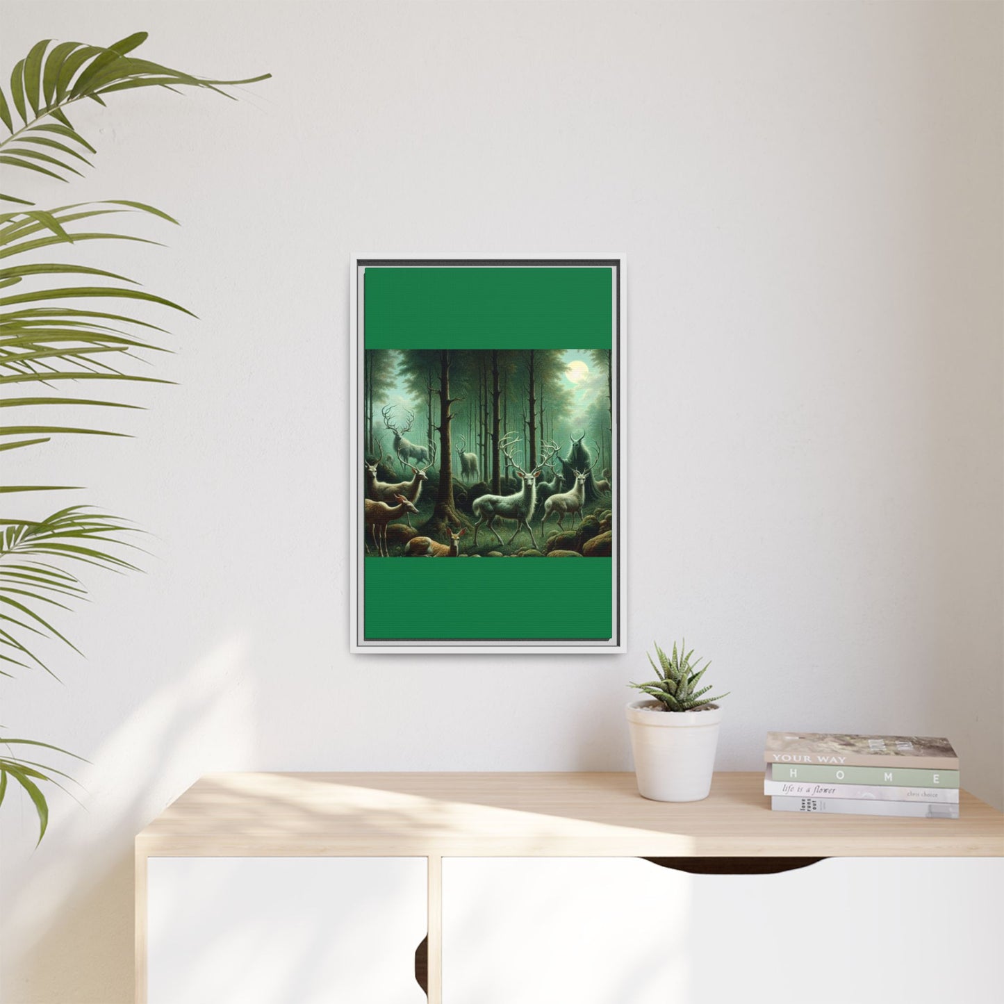 Wendigo Shepherd Canvas, Framed (Multi-color)