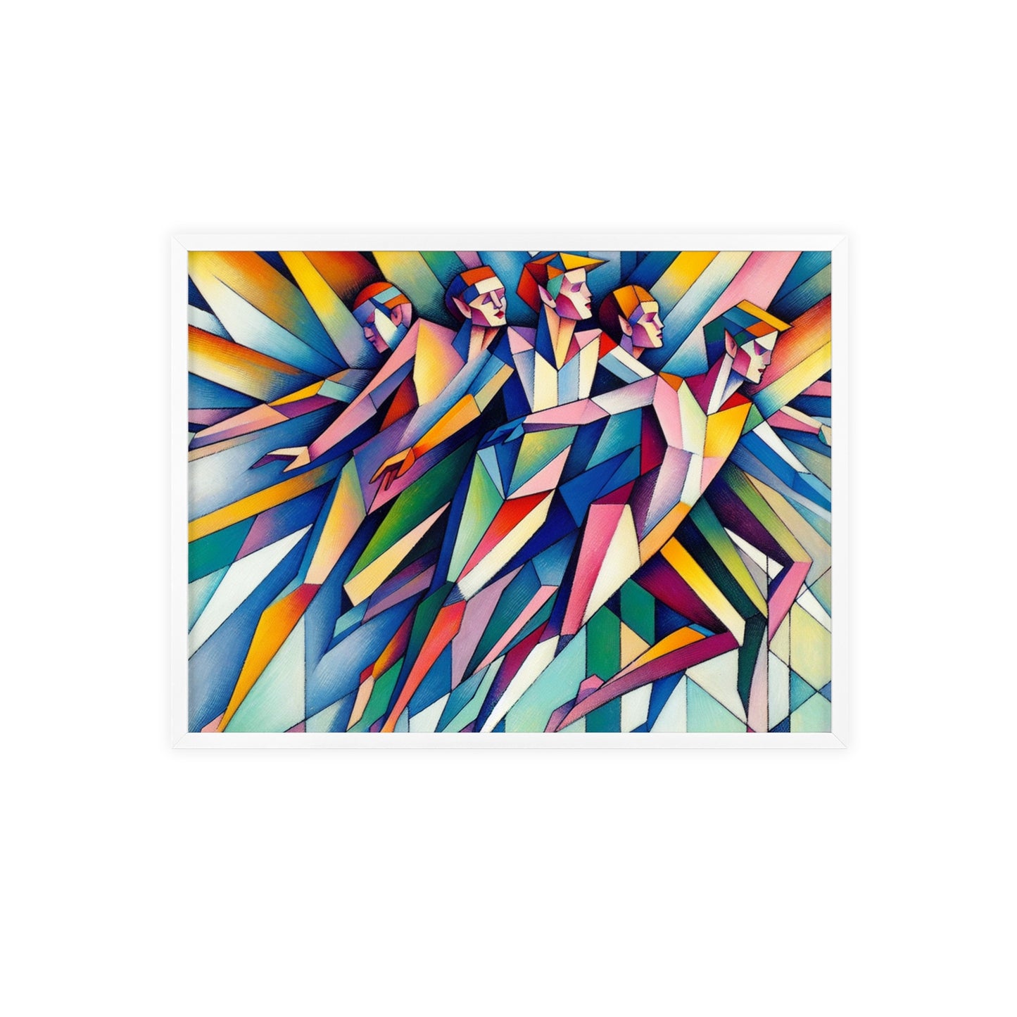 Framed Picasso's Pixies Poster