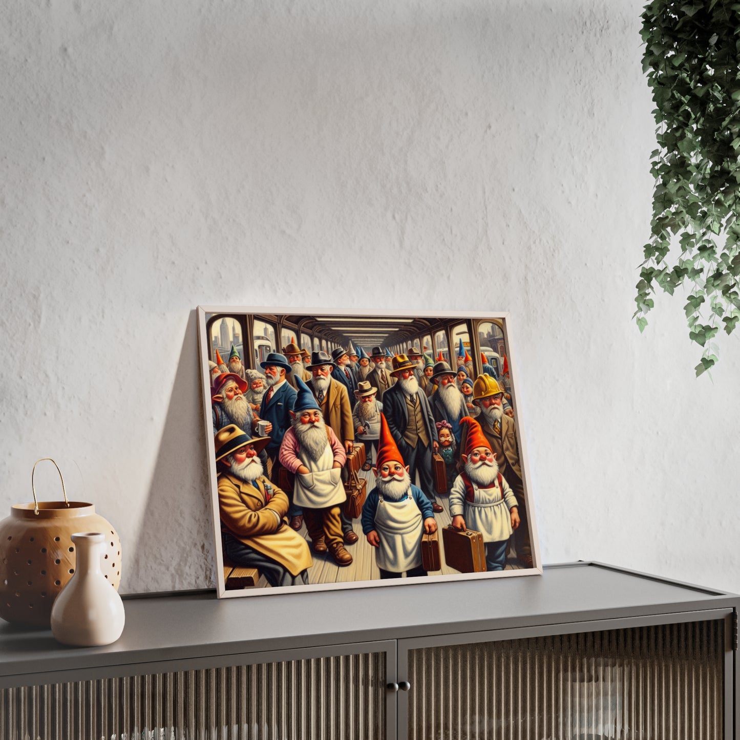 Framed The Gnome-mute Home Poster