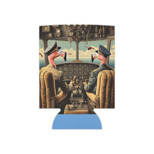 Flamingo Flight Deck Can Cooler