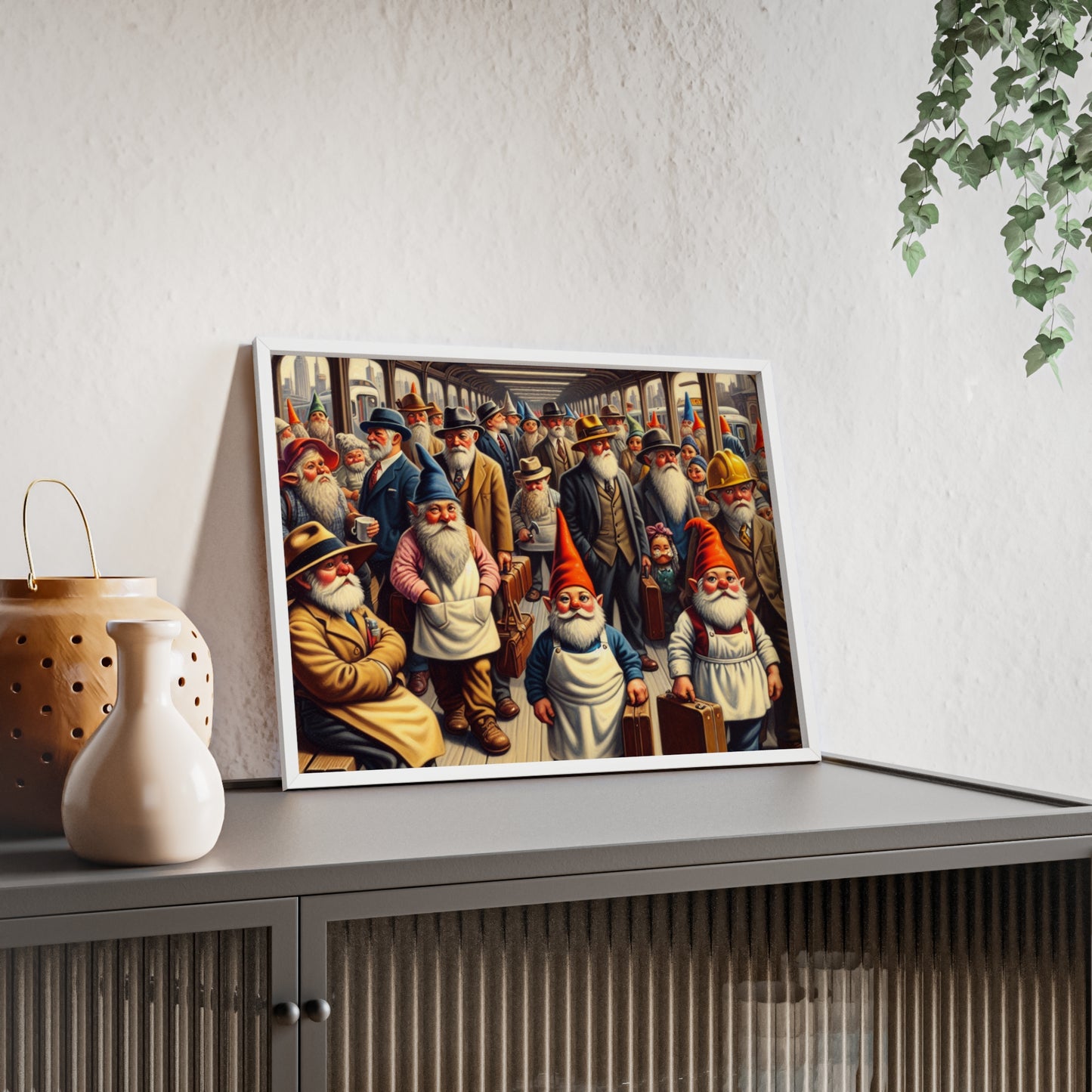 Framed The Gnome-mute Home Poster