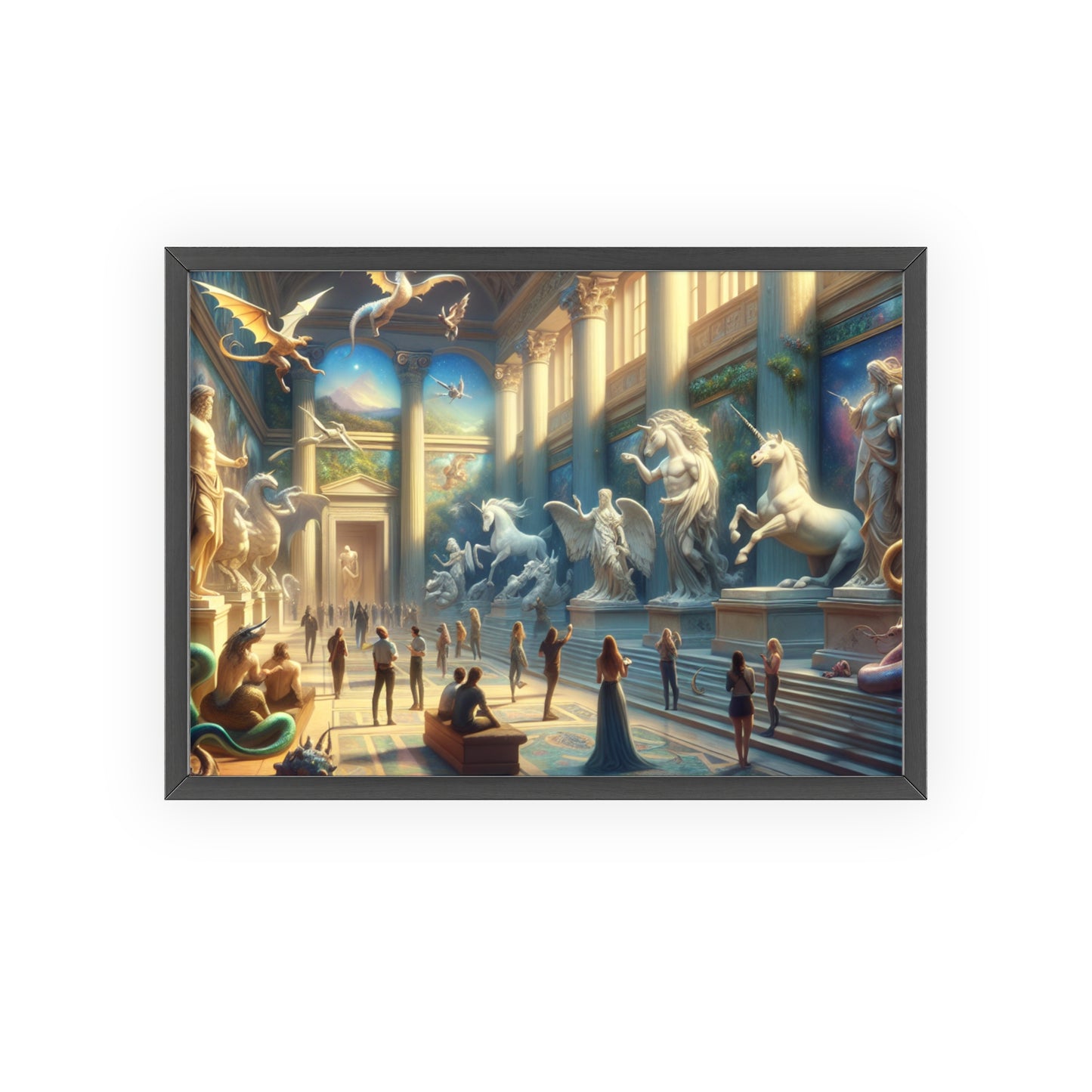 Framed Atlantis Atrium Poster