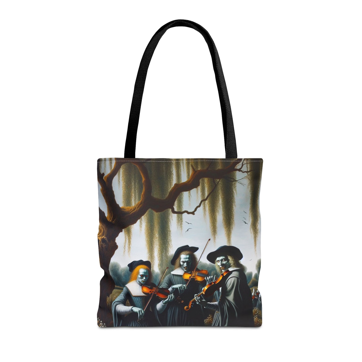 Vermeer's Vampire Violinists Tote Bag