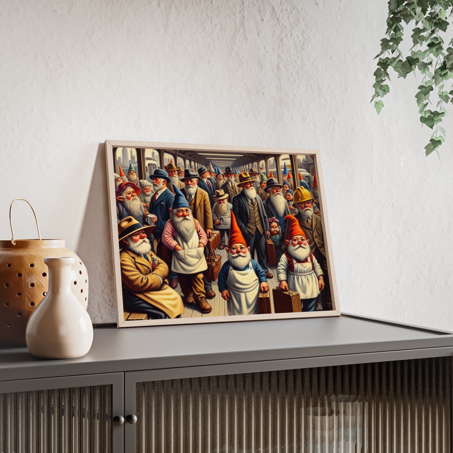 Framed The Gnome-mute Home Poster