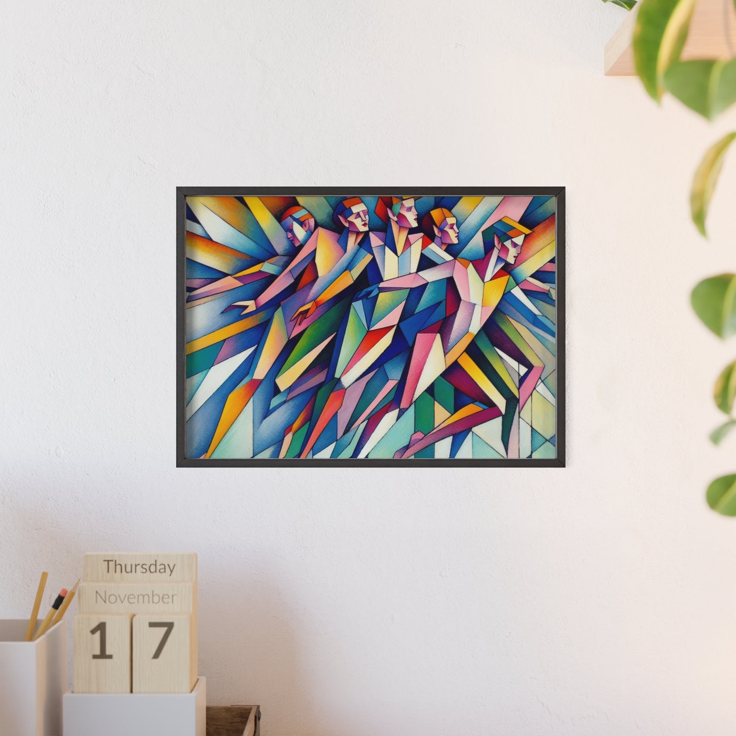 Framed Picasso's Pixies Poster