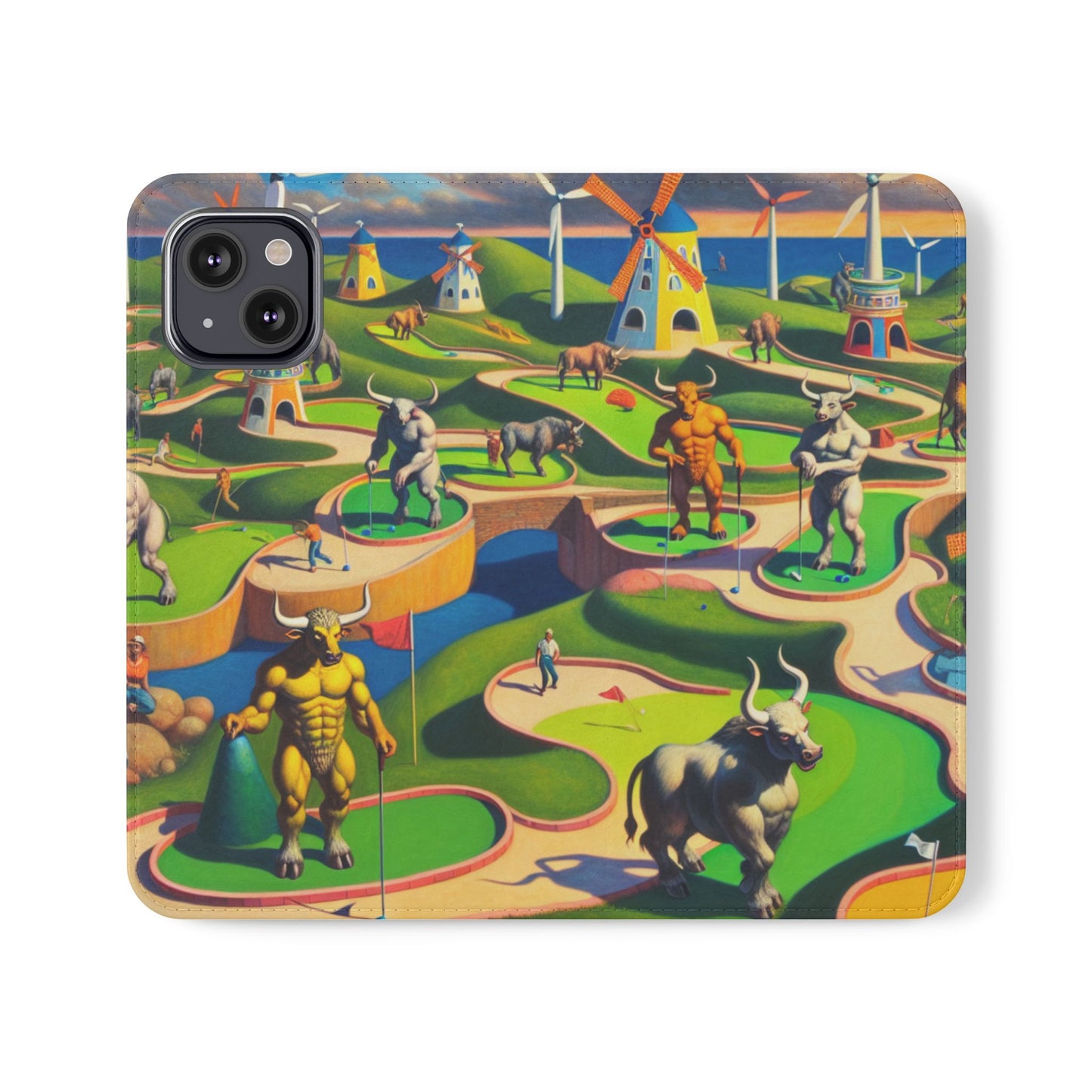 Mini-taur Golf Flip Case - iPhone/Galaxy