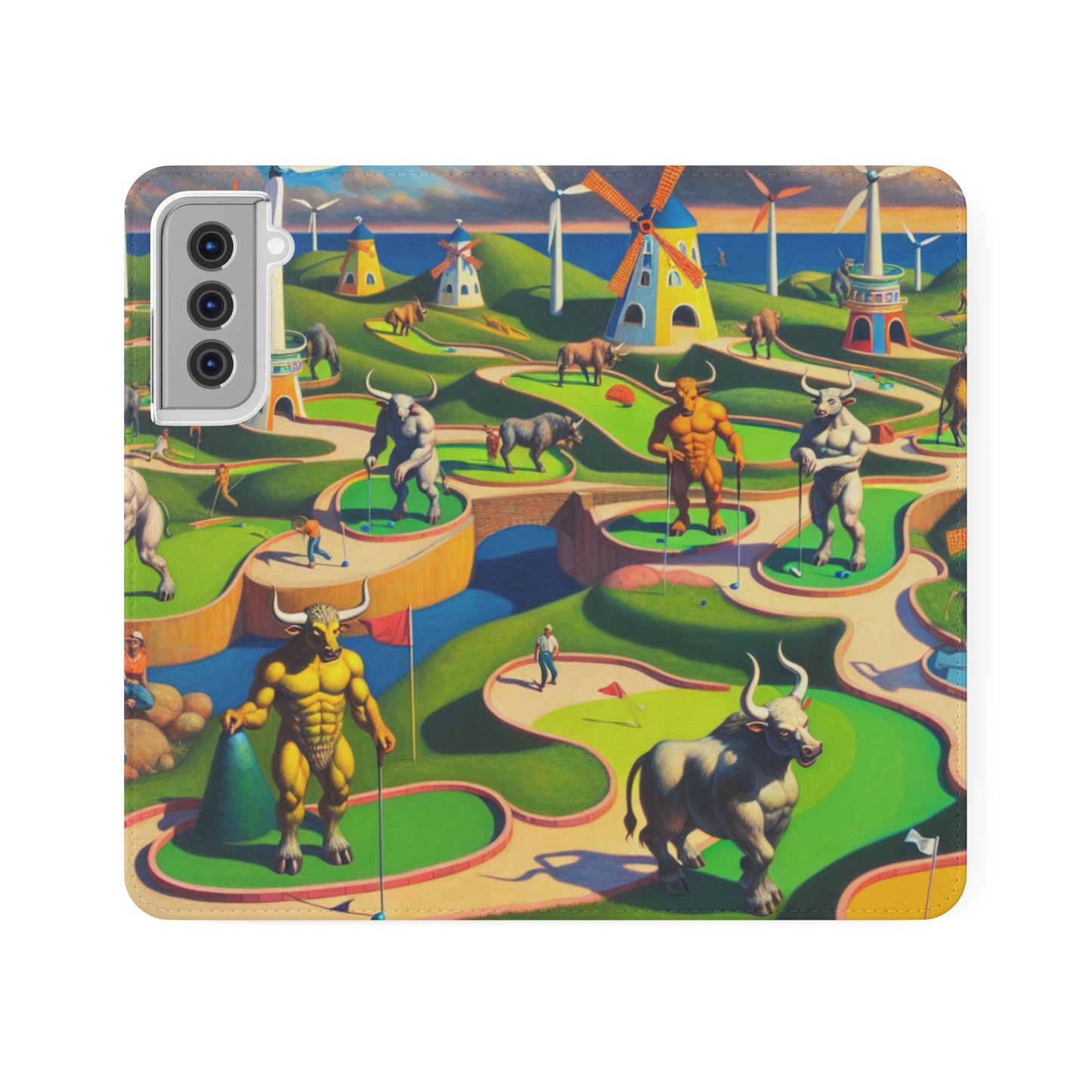 Mini-taur Golf Flip Case - iPhone/Galaxy