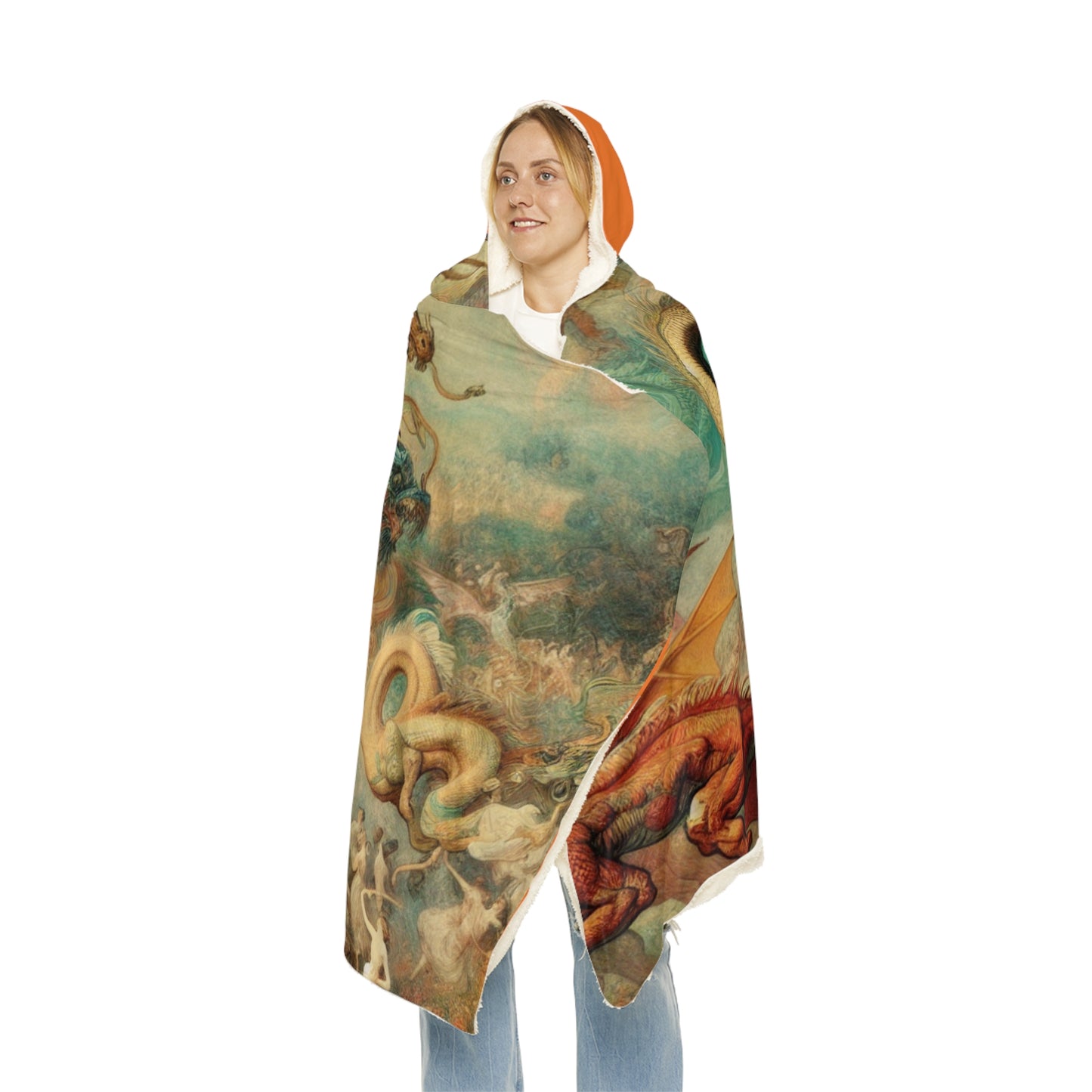 Degas Dreams of Dragons Snuggle Blanket