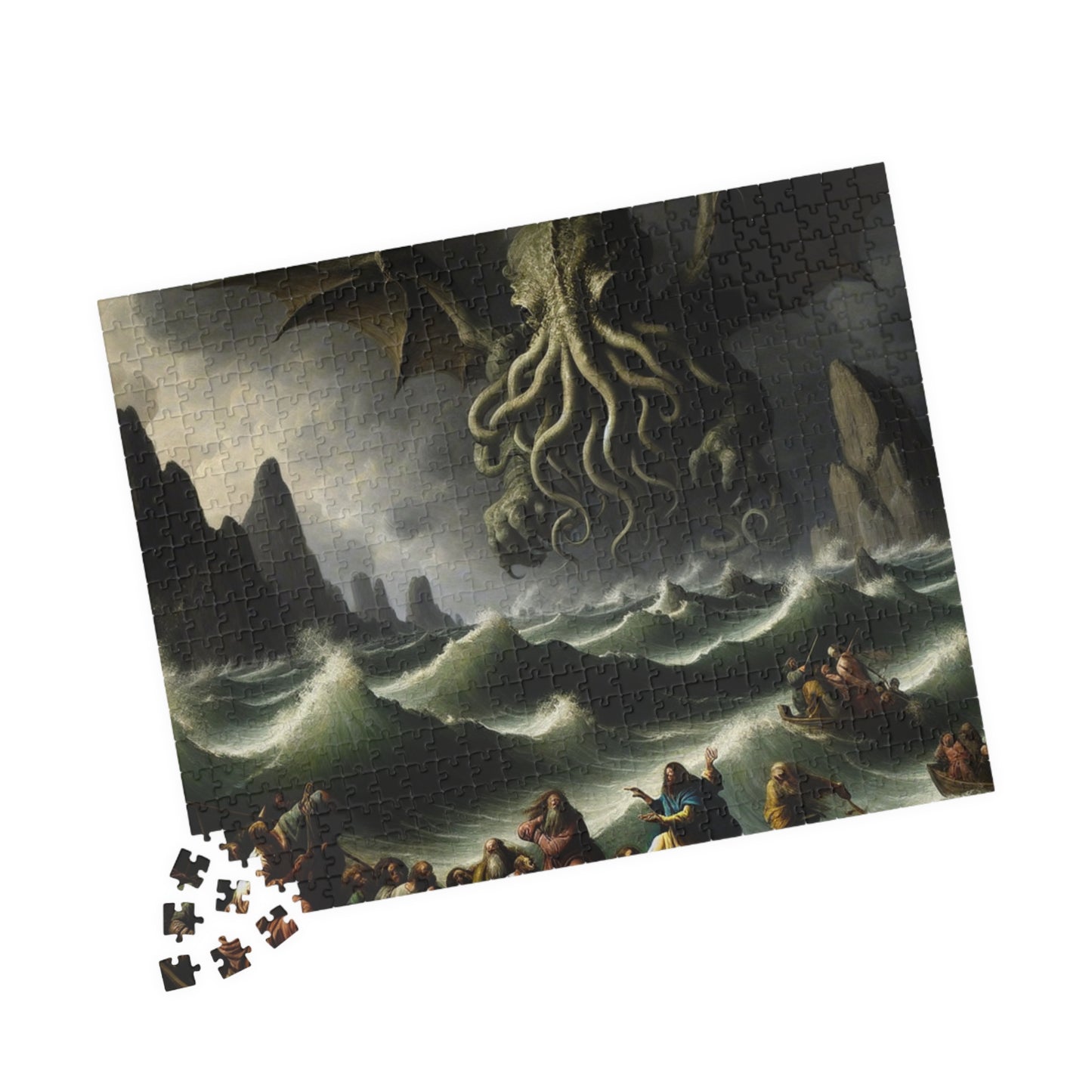 Cthulhu in the Storm Puzzle (110, 252, 520, 1014-piece)