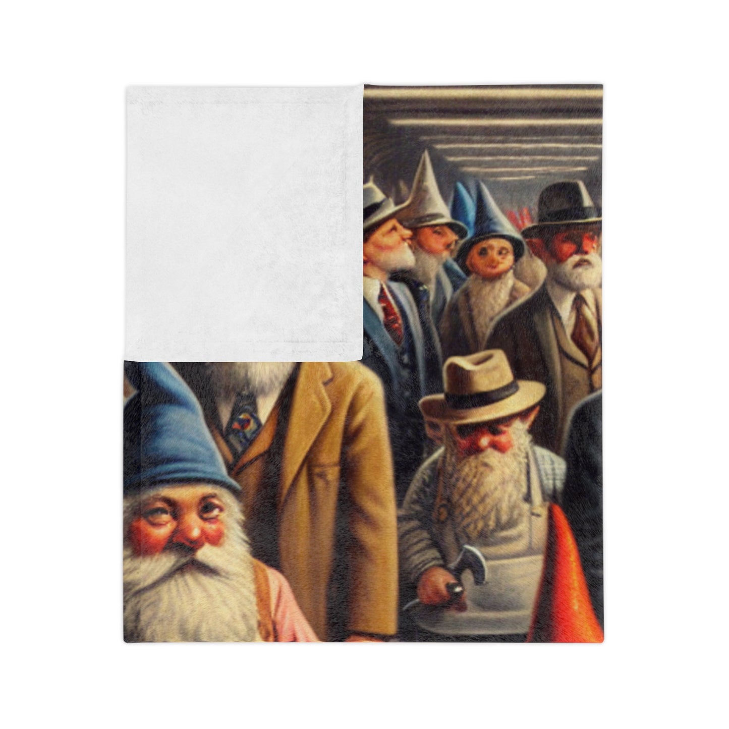 The Gnome-mute Home Velveteen Microfiber Blanket