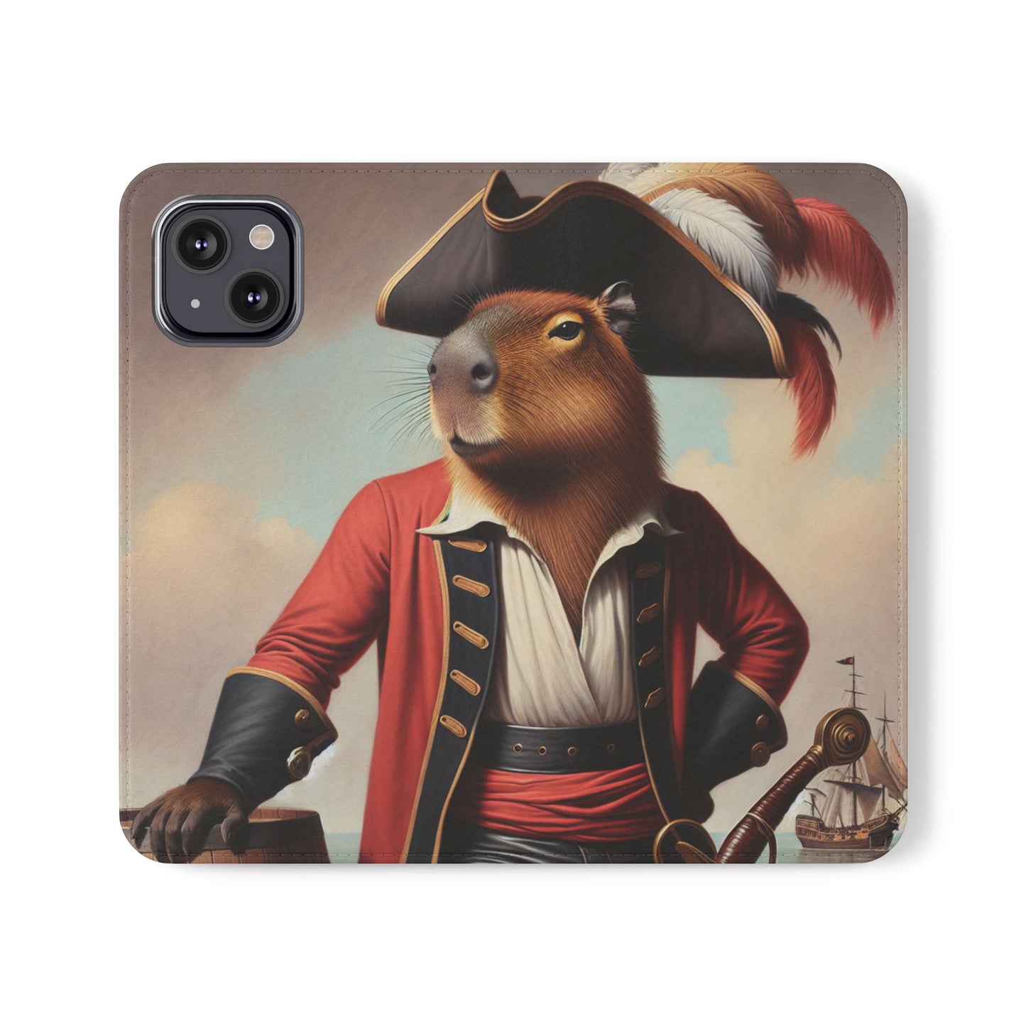 Captain Capybara Flip Case - iPhone/Galaxy