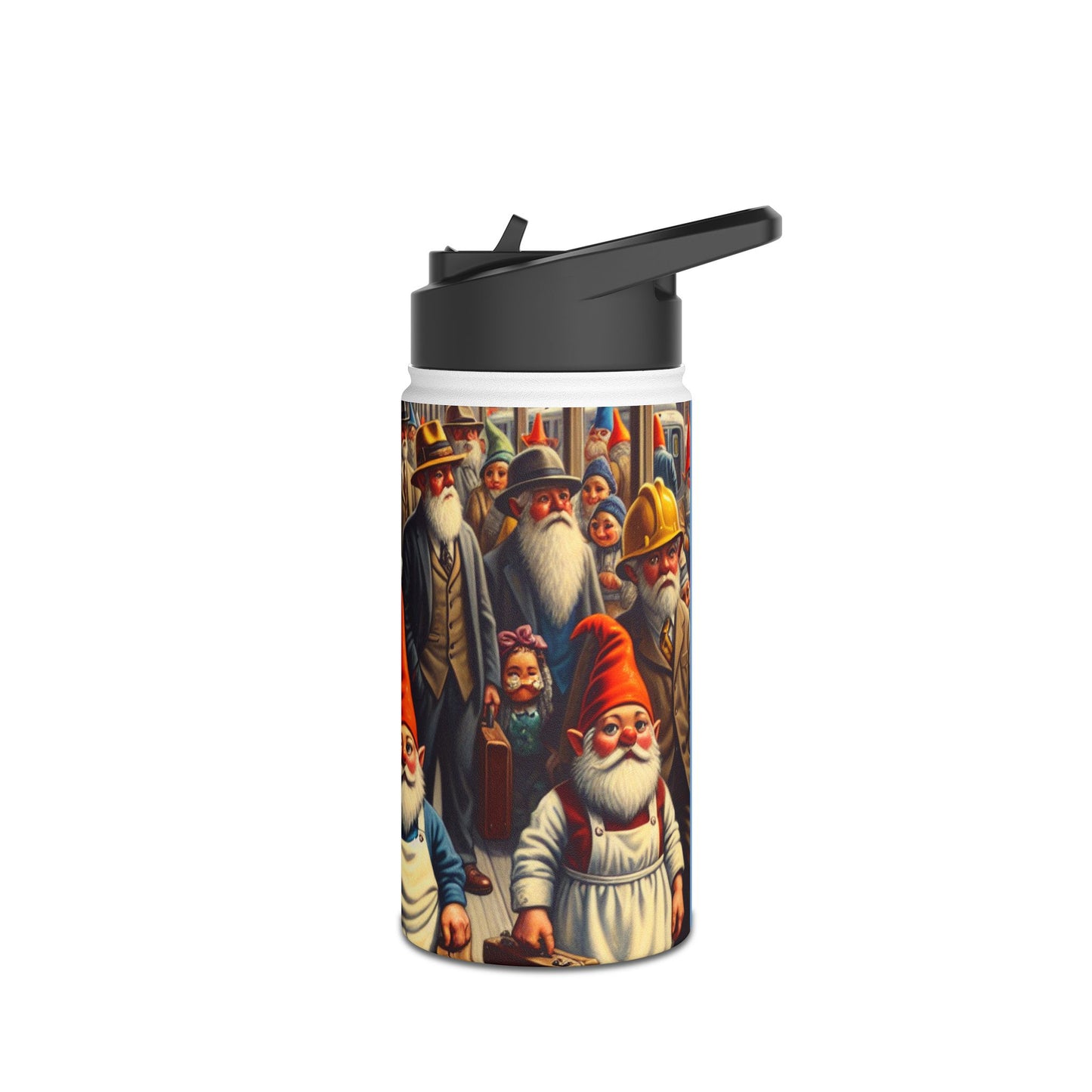 The Gnome-mute Home Stainless Steel Water Bottle