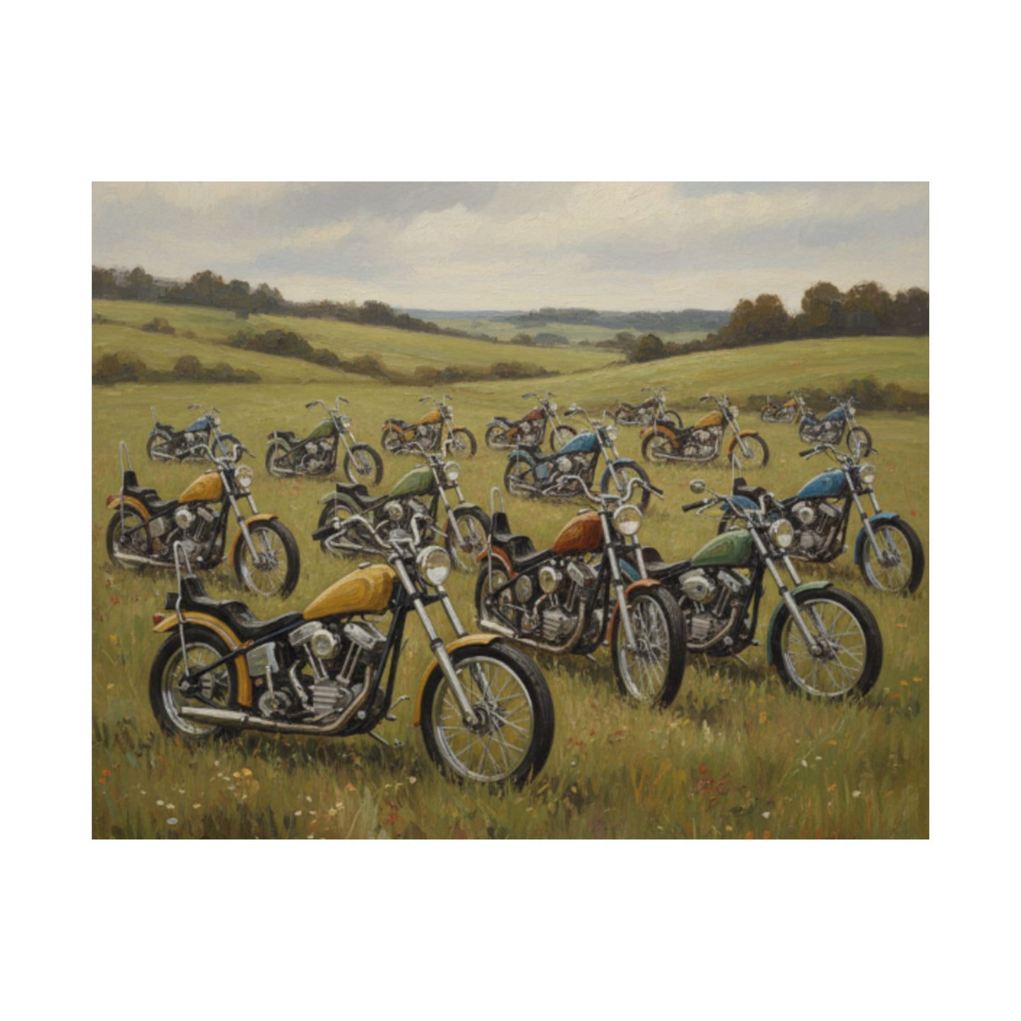 Wild Motorcycles Print