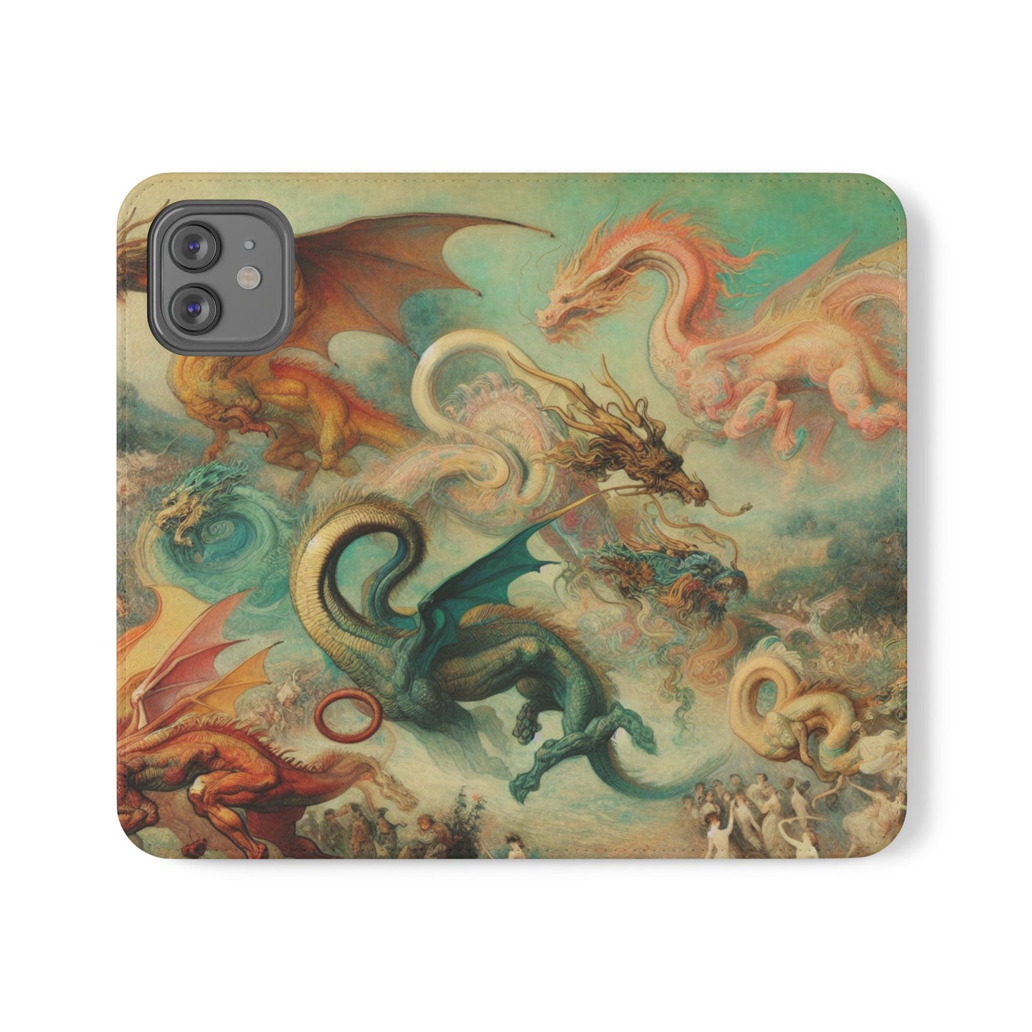 Degas Dreams of Dragons Flip Cases for iPhones