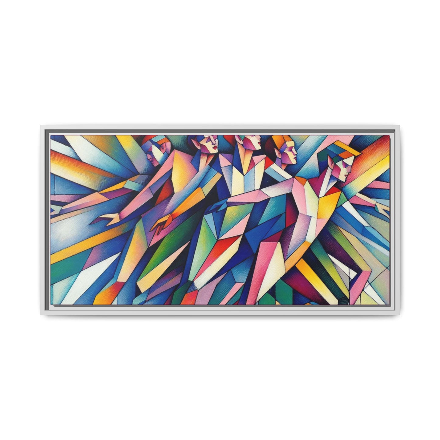 Picasso's Pixies Canvas, Framed (Multi-color)