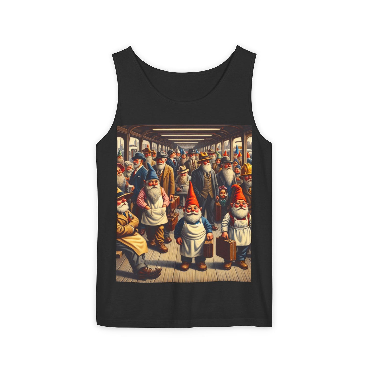 The Gnome-mute Home Unisex Tank Top