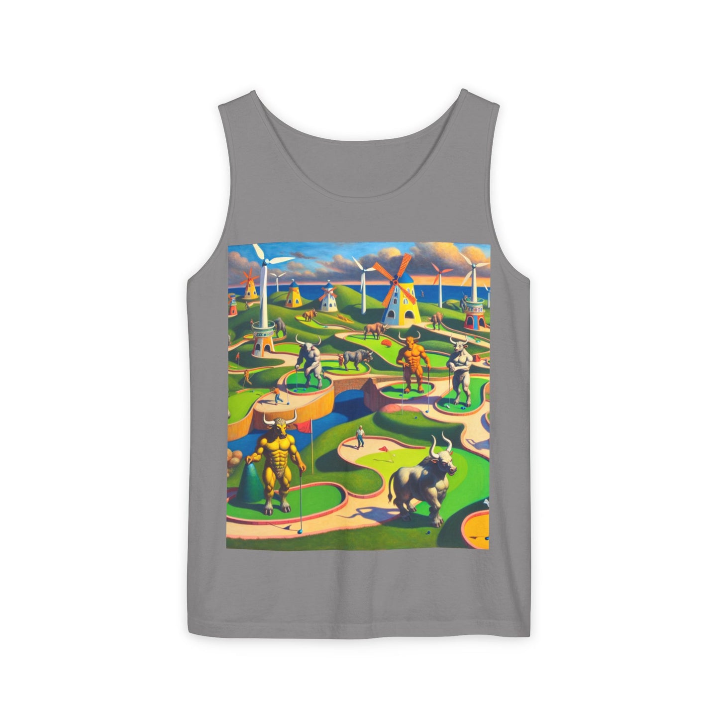 Mini-taur Golf Unisex Tank Top