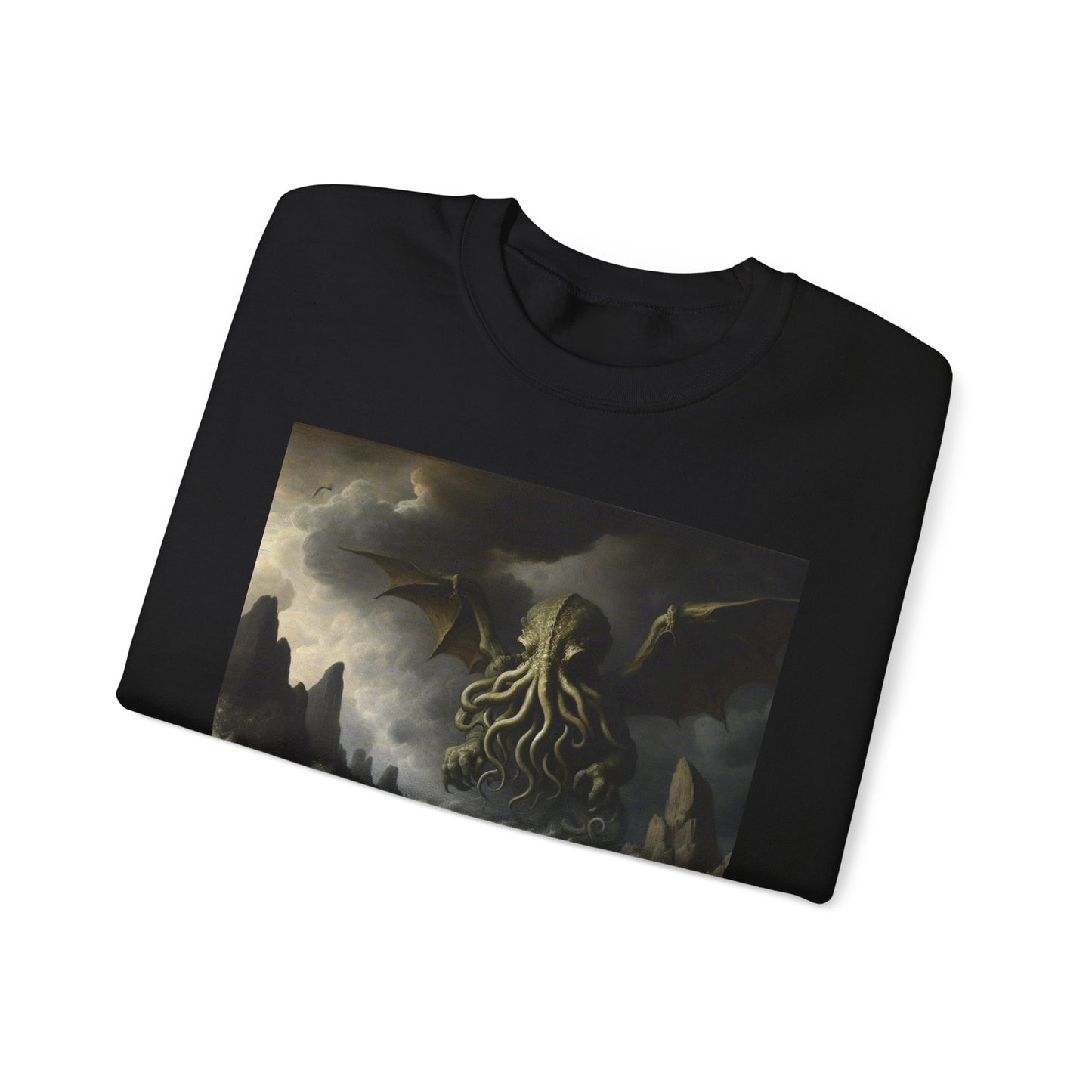 Cthulhu in the Storm Crewneck Sweatshirt