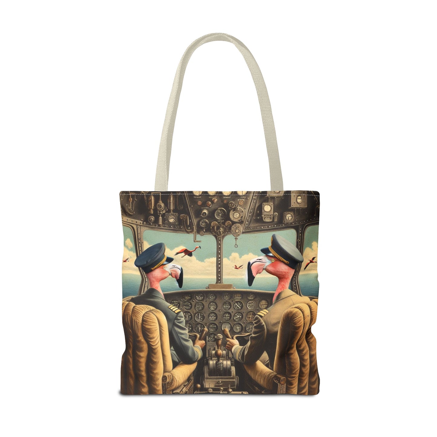 Flamingo Flight Deck Tote Bag
