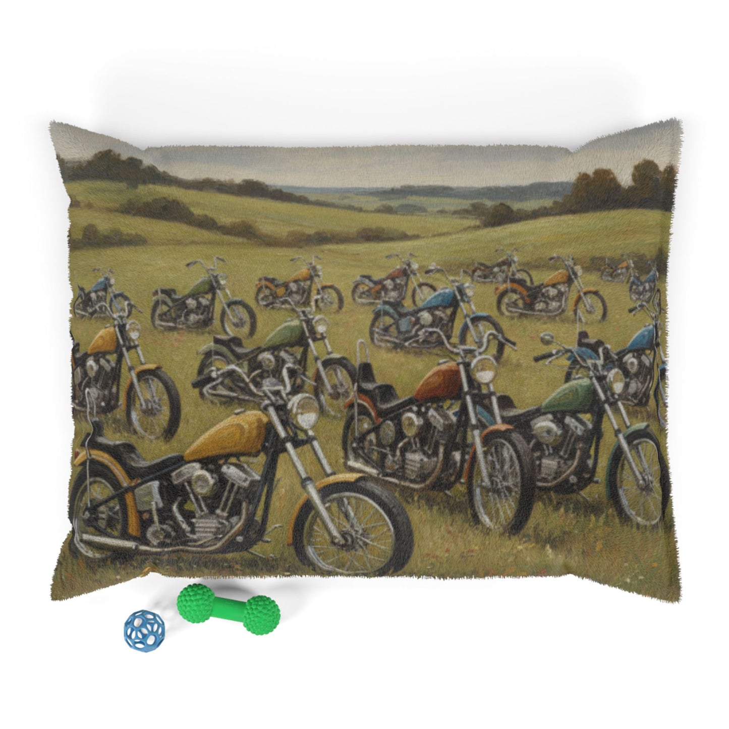 Wild Motorcycles Pet Bed