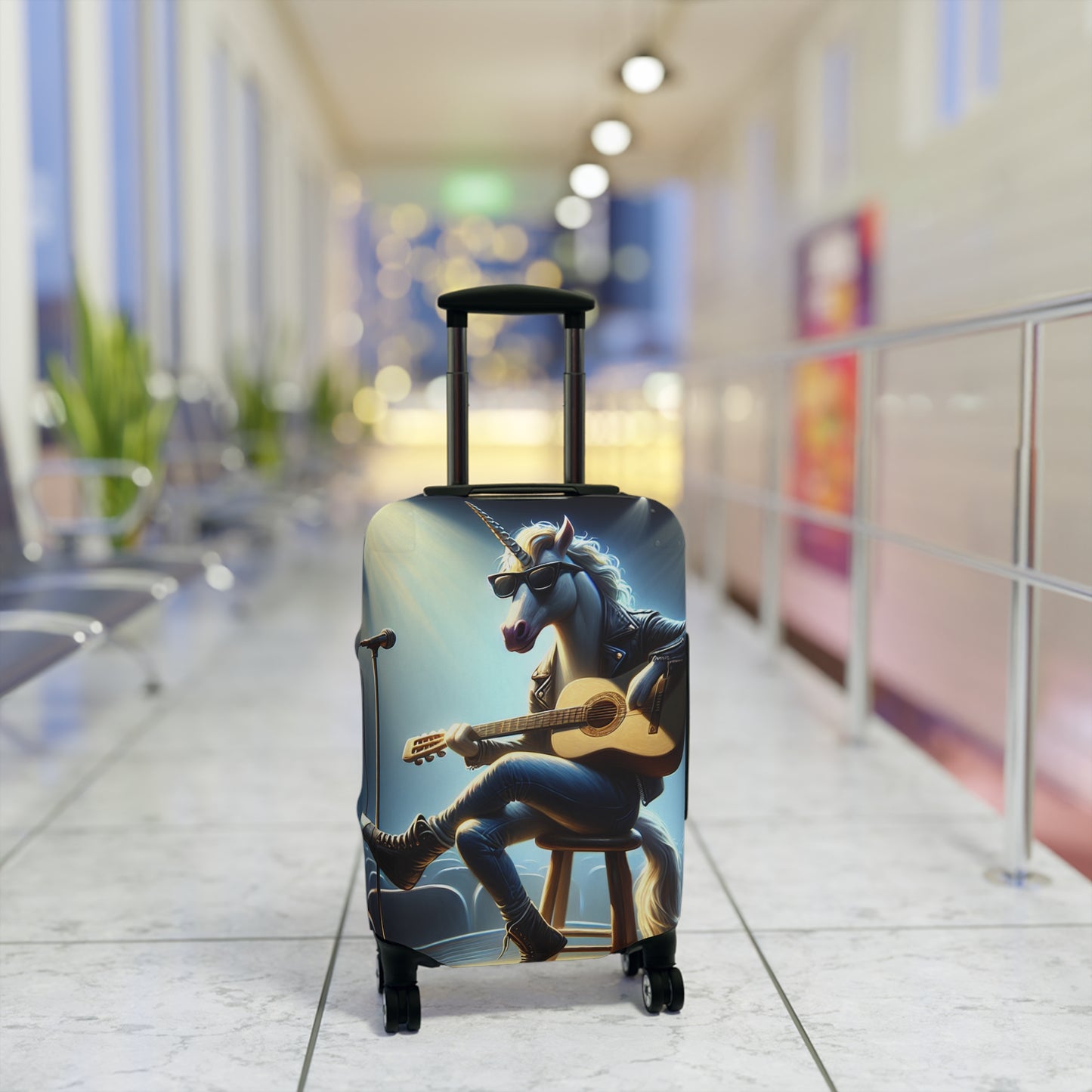 Unicorn Unplugged Luggage Cover