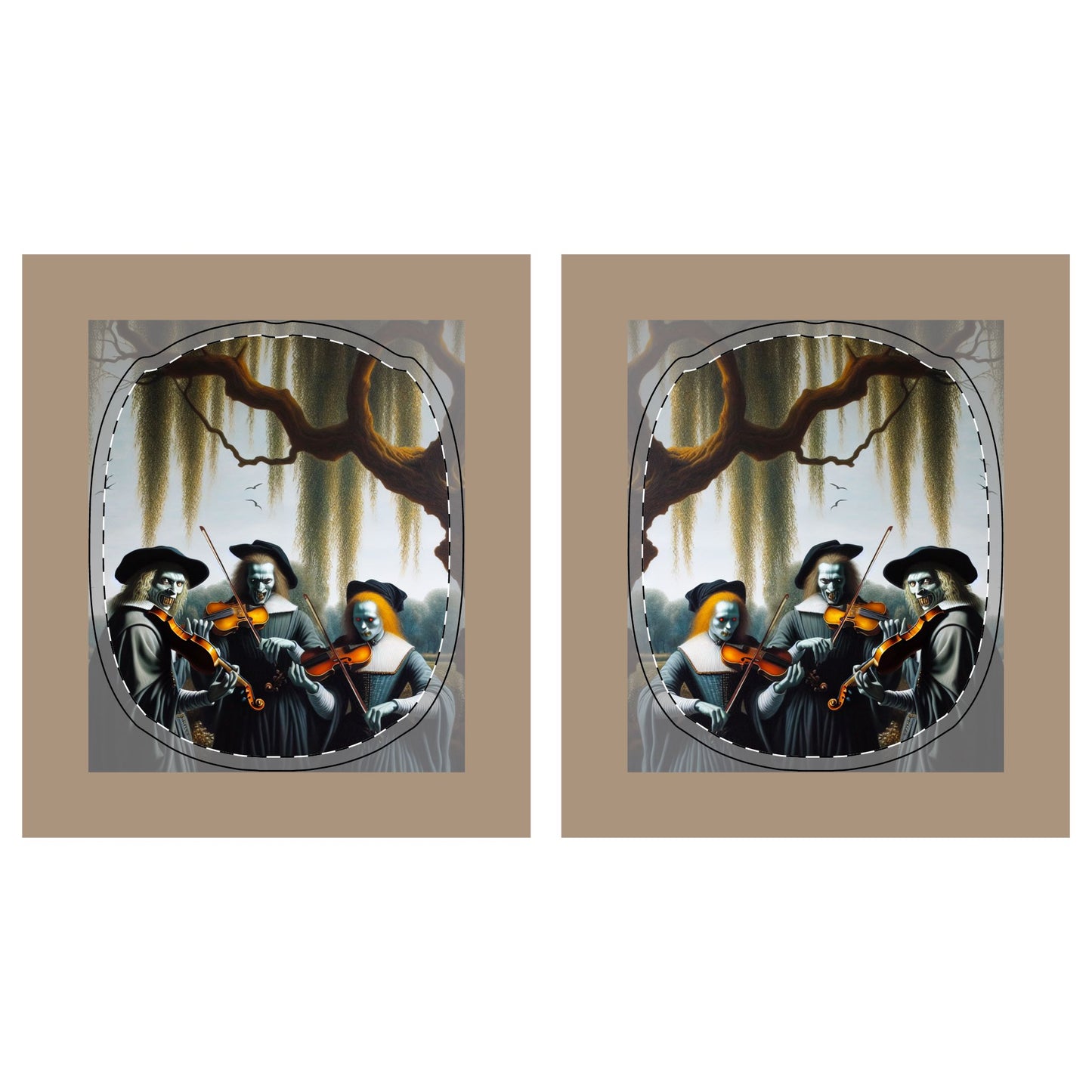 Vermeer's Vampire Violinists AirPod Max Case