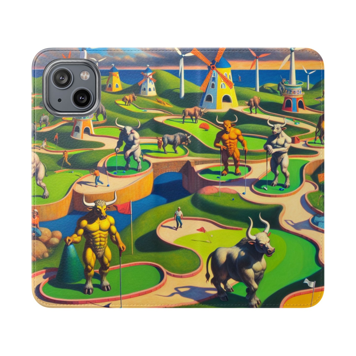 Mini-taur Golf Flip Case - iPhone/Galaxy