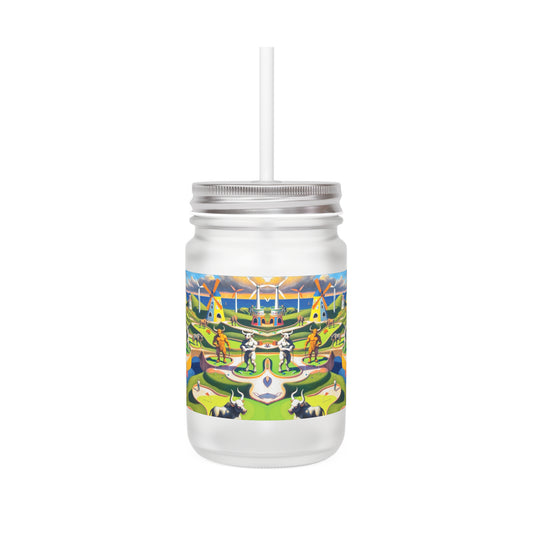 Mini-taur Golf Mason Jar Tumbler