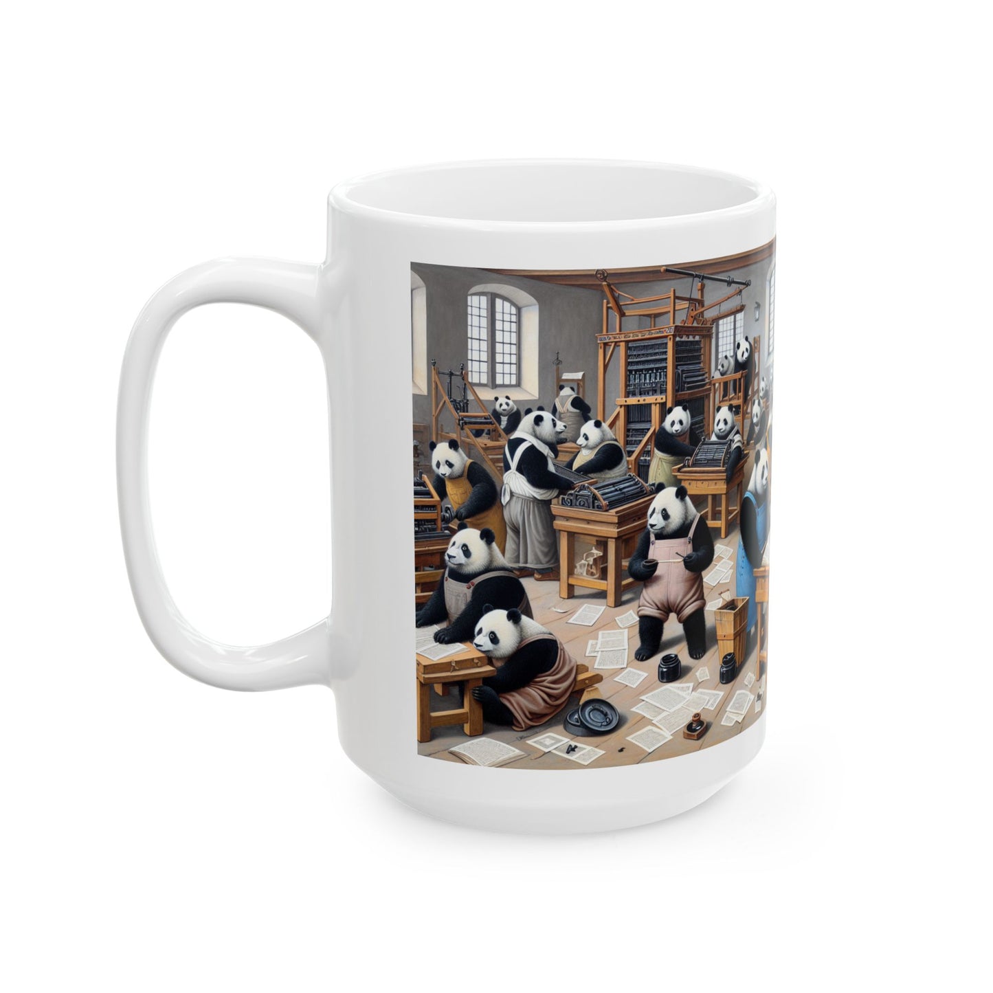 Printing Pandamonium Ceramic Mug