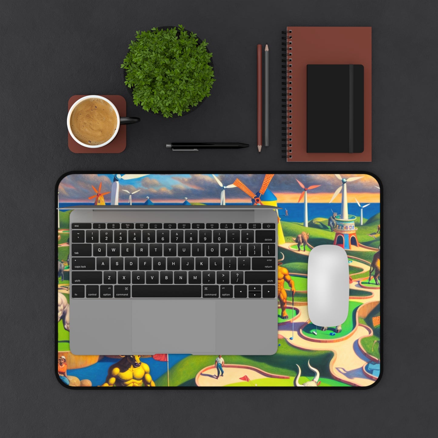 Mini-taur Golf Desk Mat