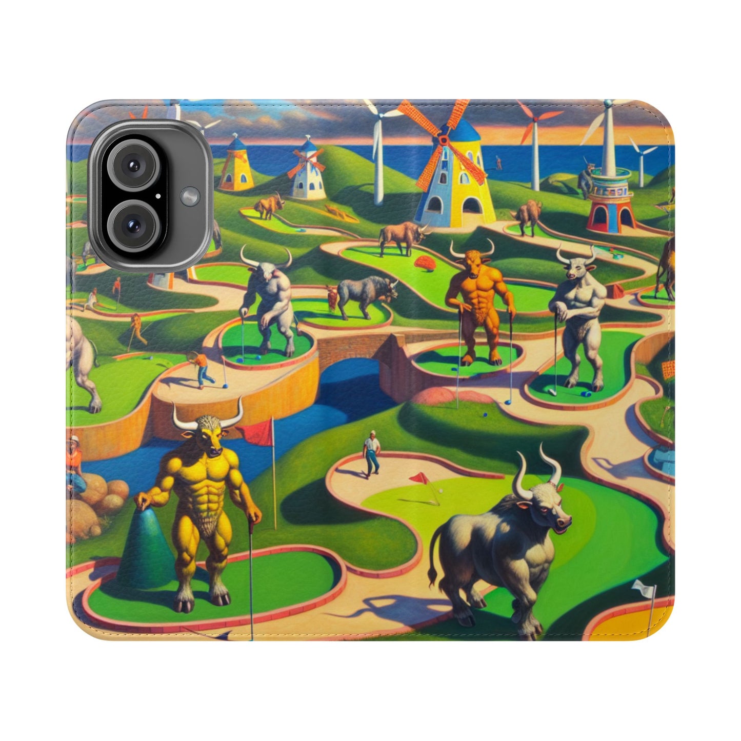 Mini-taur Golf Flip Case - iPhone/Galaxy
