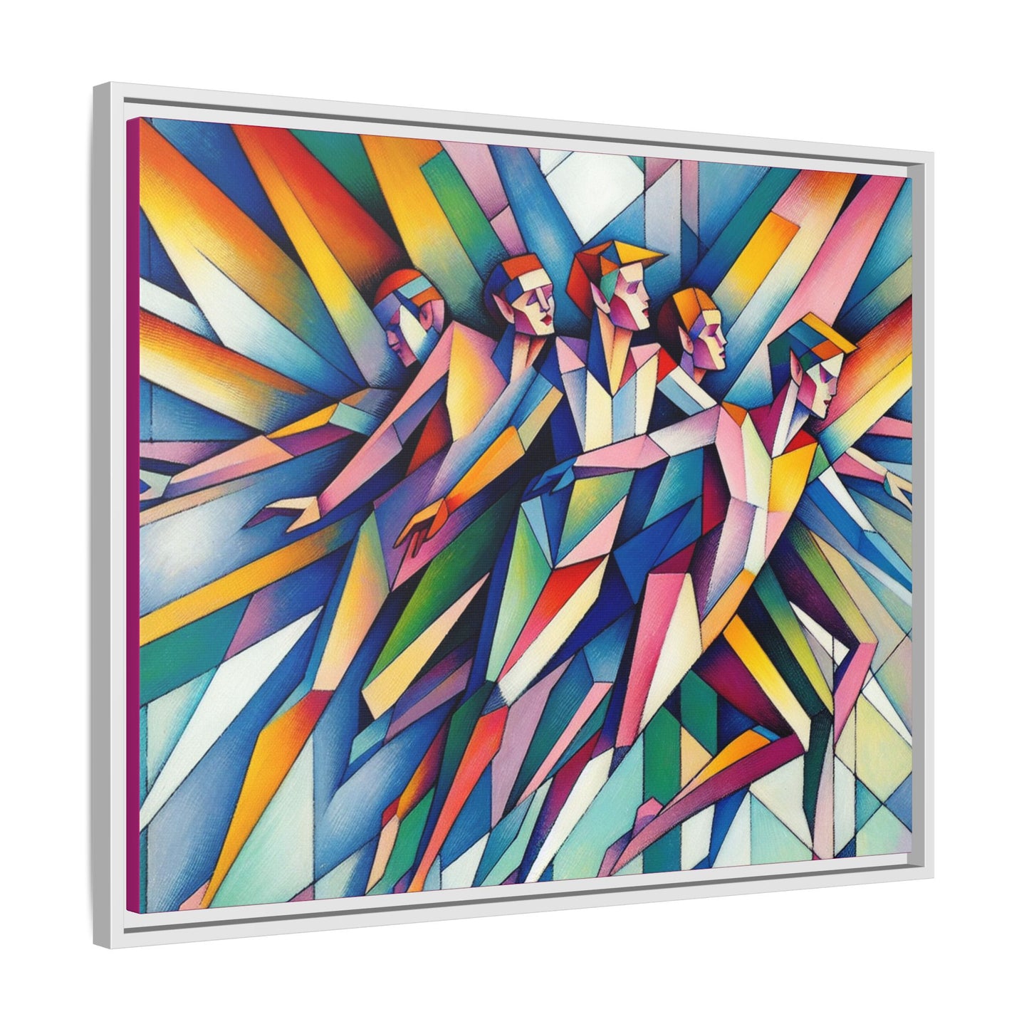 Picasso's Pixies Canvas, Framed (Multi-color)